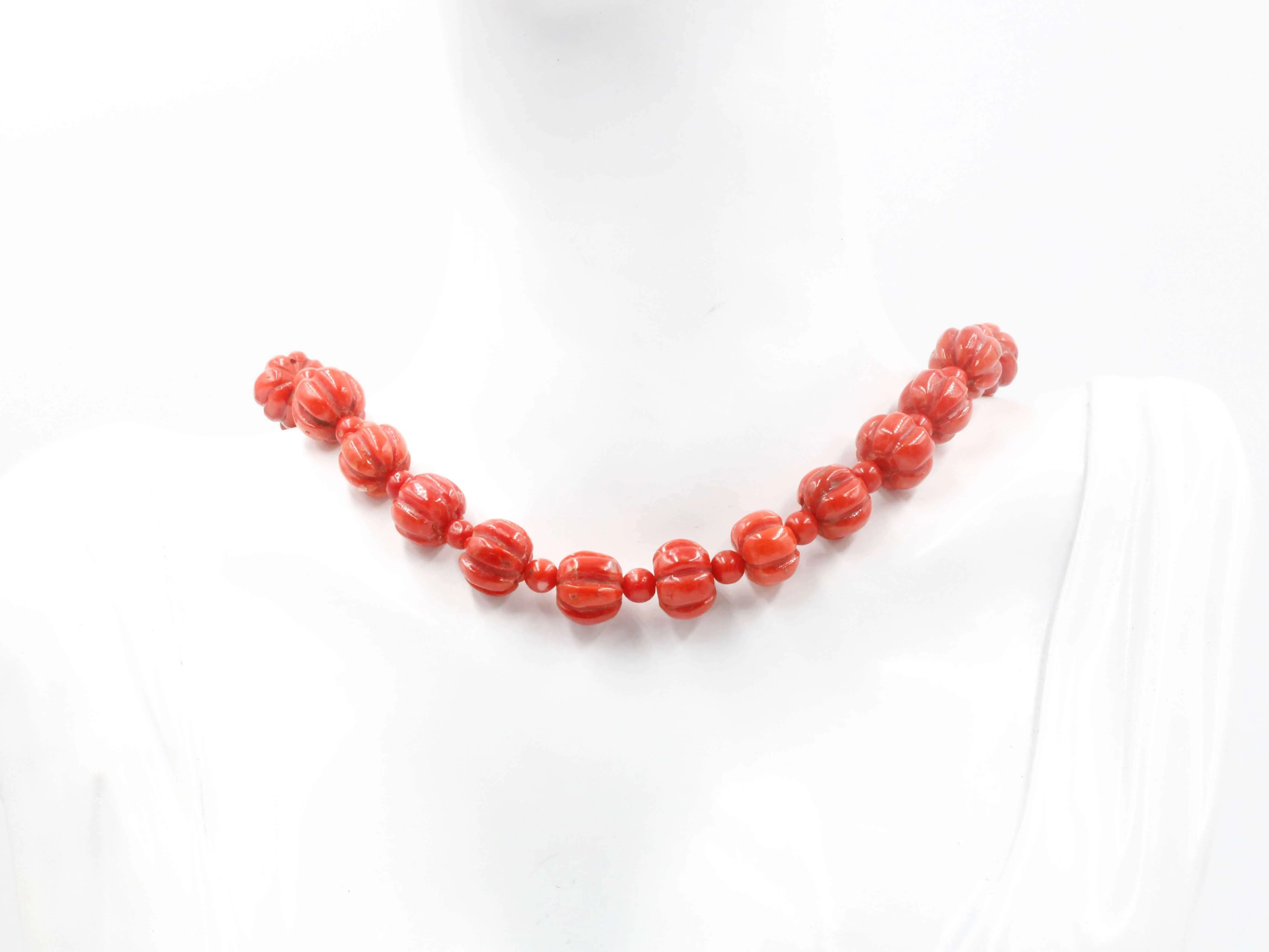 100% Natural Red Italian Coral Beads SKU: 6142985