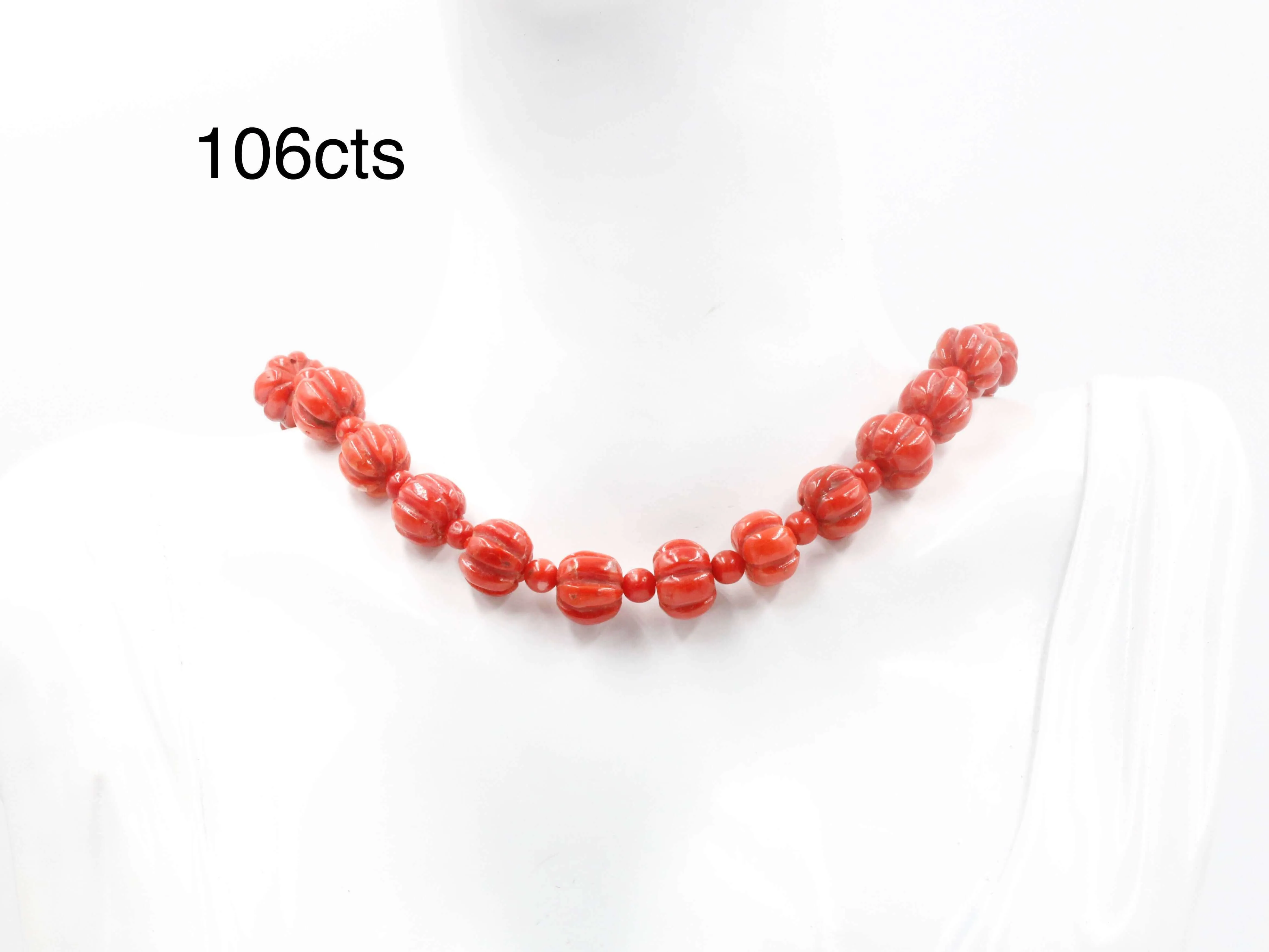 100% Natural Red Italian Coral Beads SKU: 6142985