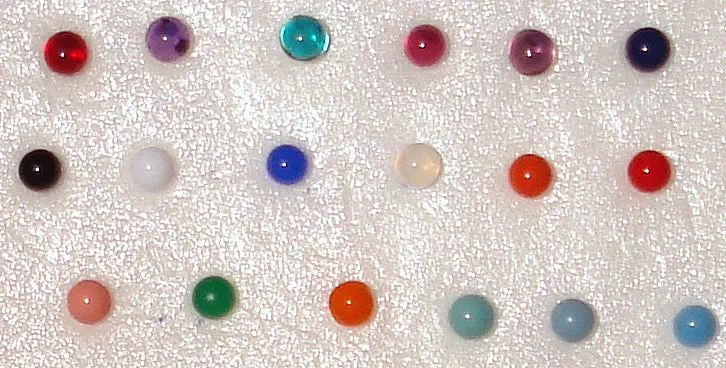 3mm (8988) Undrilled Colored Balls (20pk)