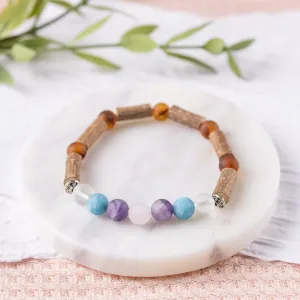 Adults | Mermaid Mix   Raw Cognac Amber Hazelwood Bracelet