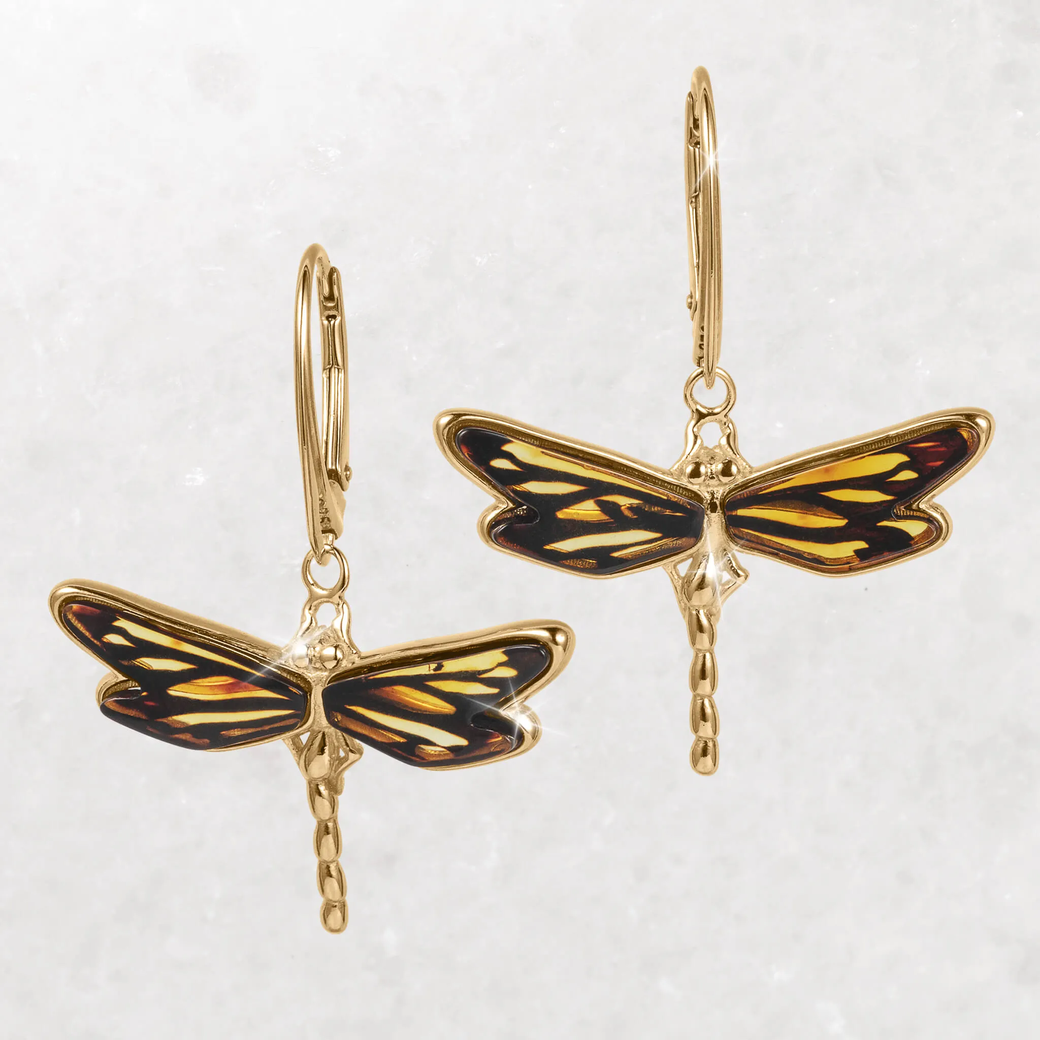 Amber Wings Earrings