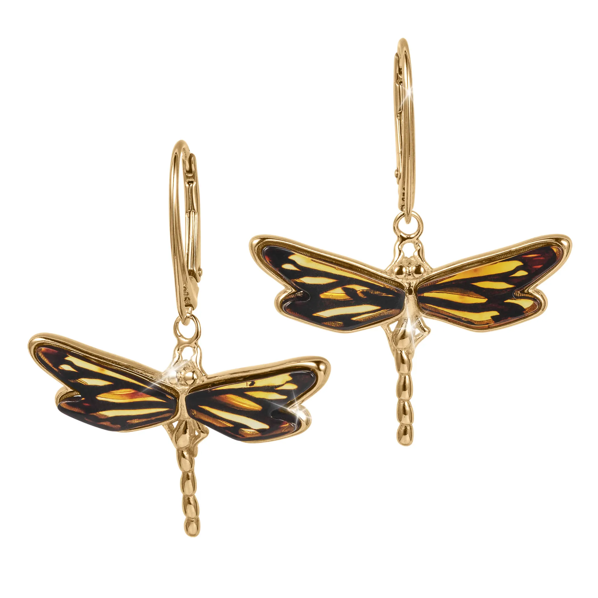Amber Wings Earrings