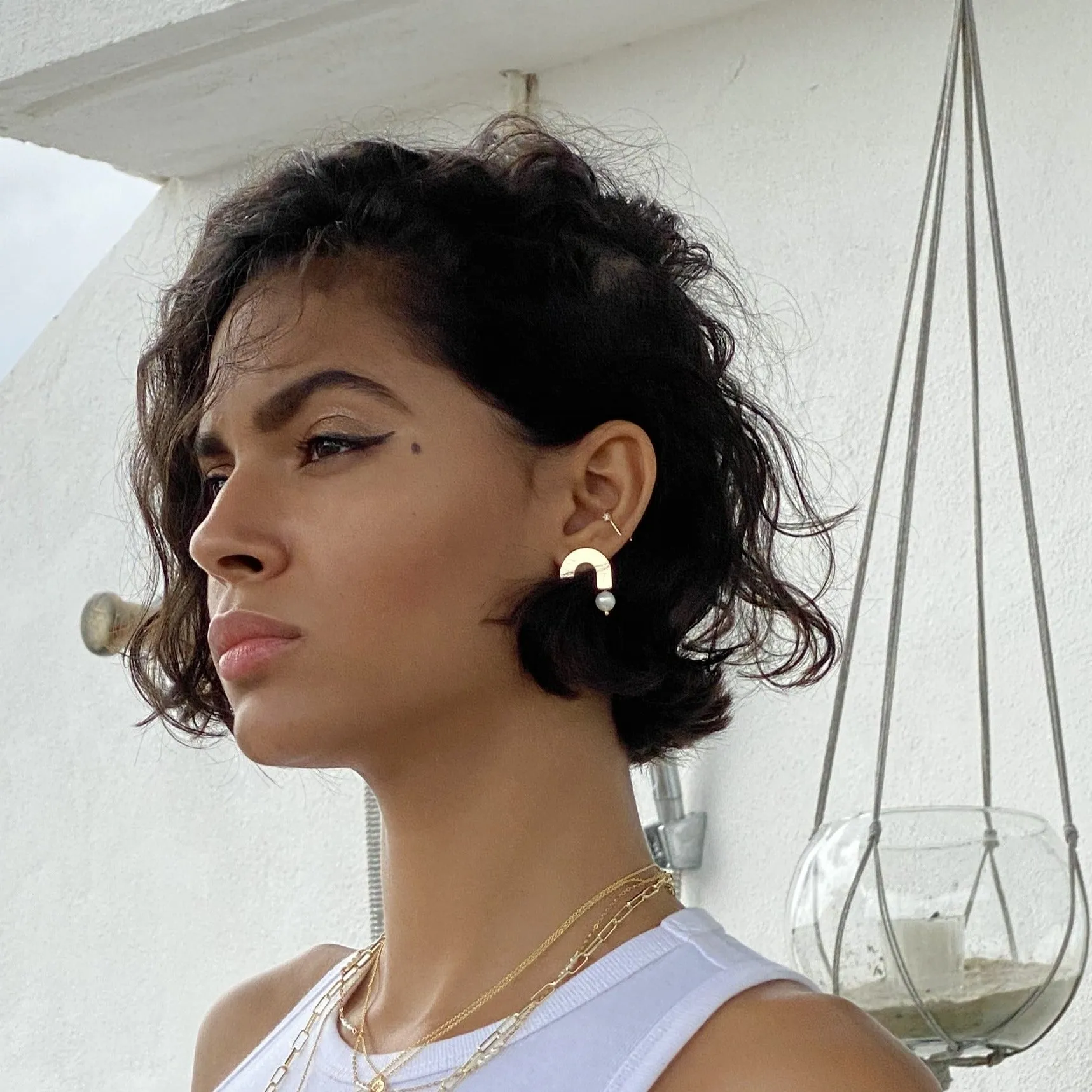 Anora Hoop Earrings-D