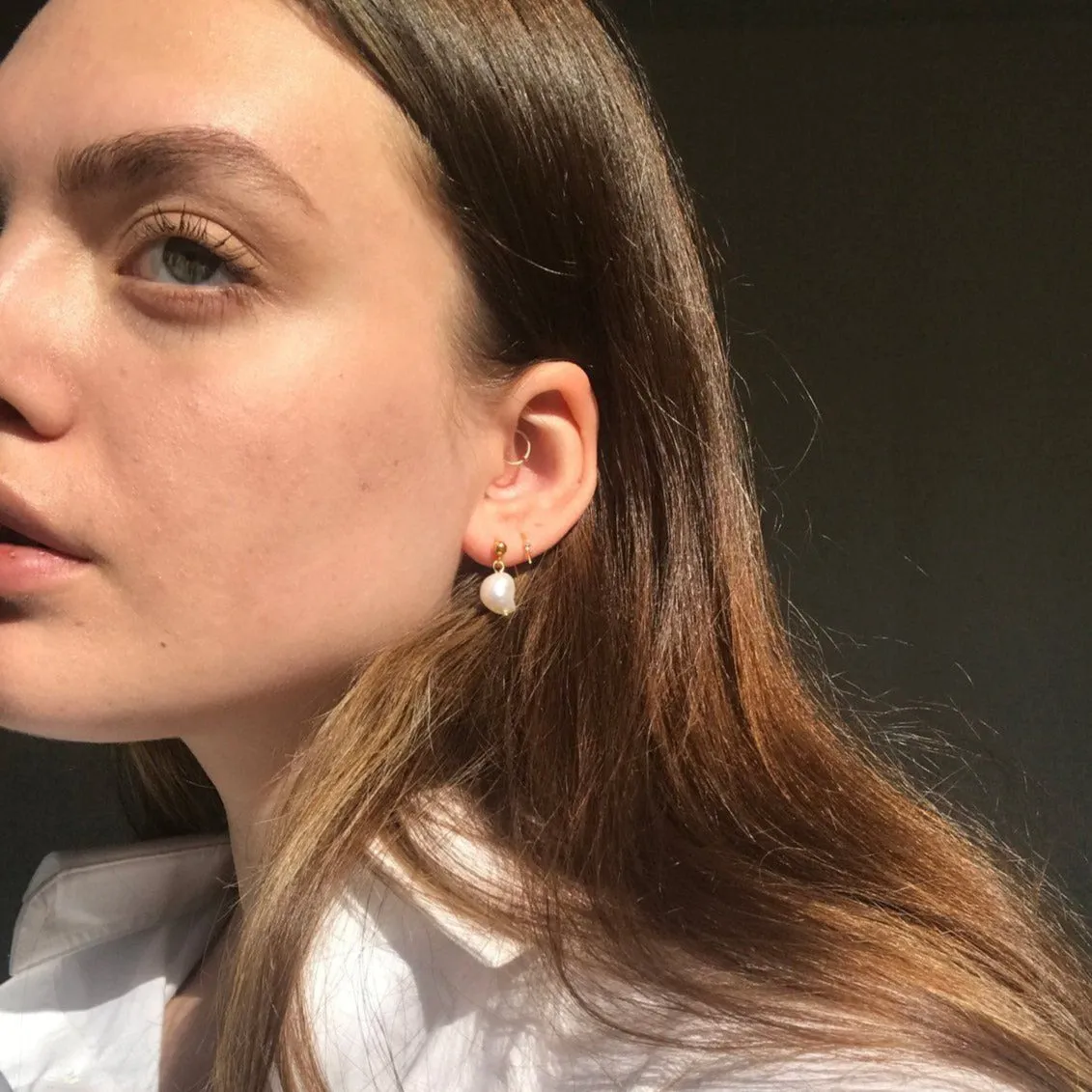 Anora Hoop Earrings-D