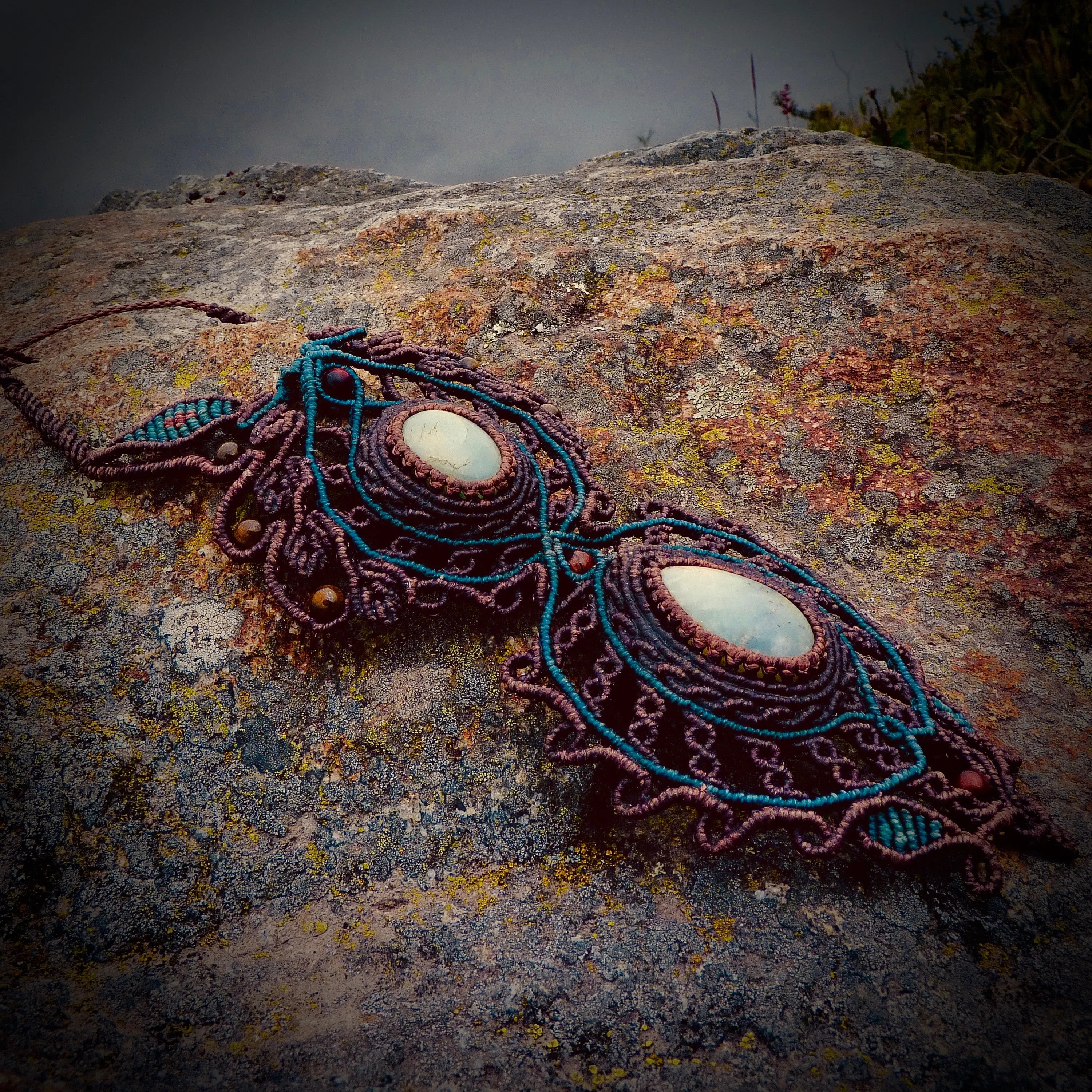 Aquamarine necklace (unique design)