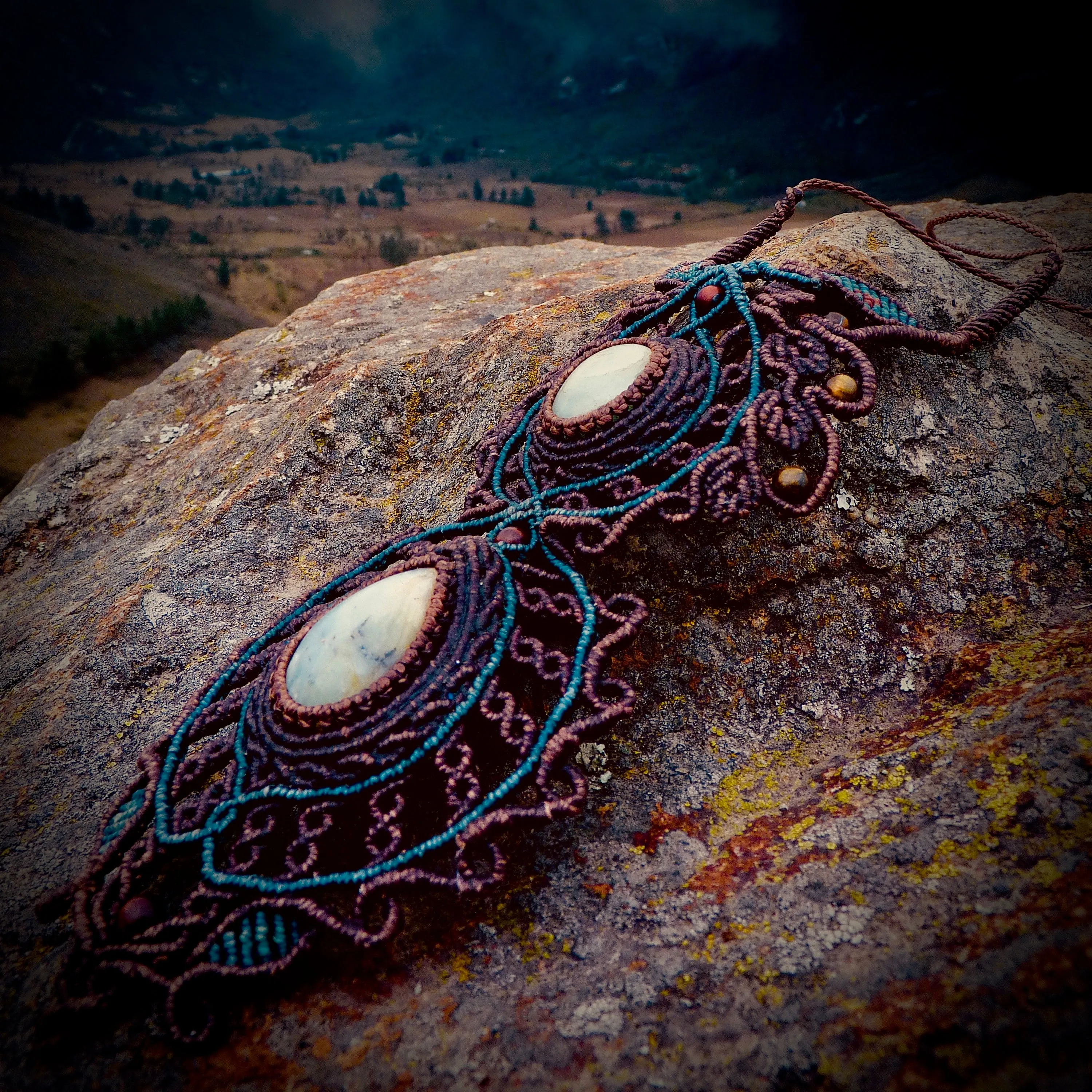 Aquamarine necklace (unique design)