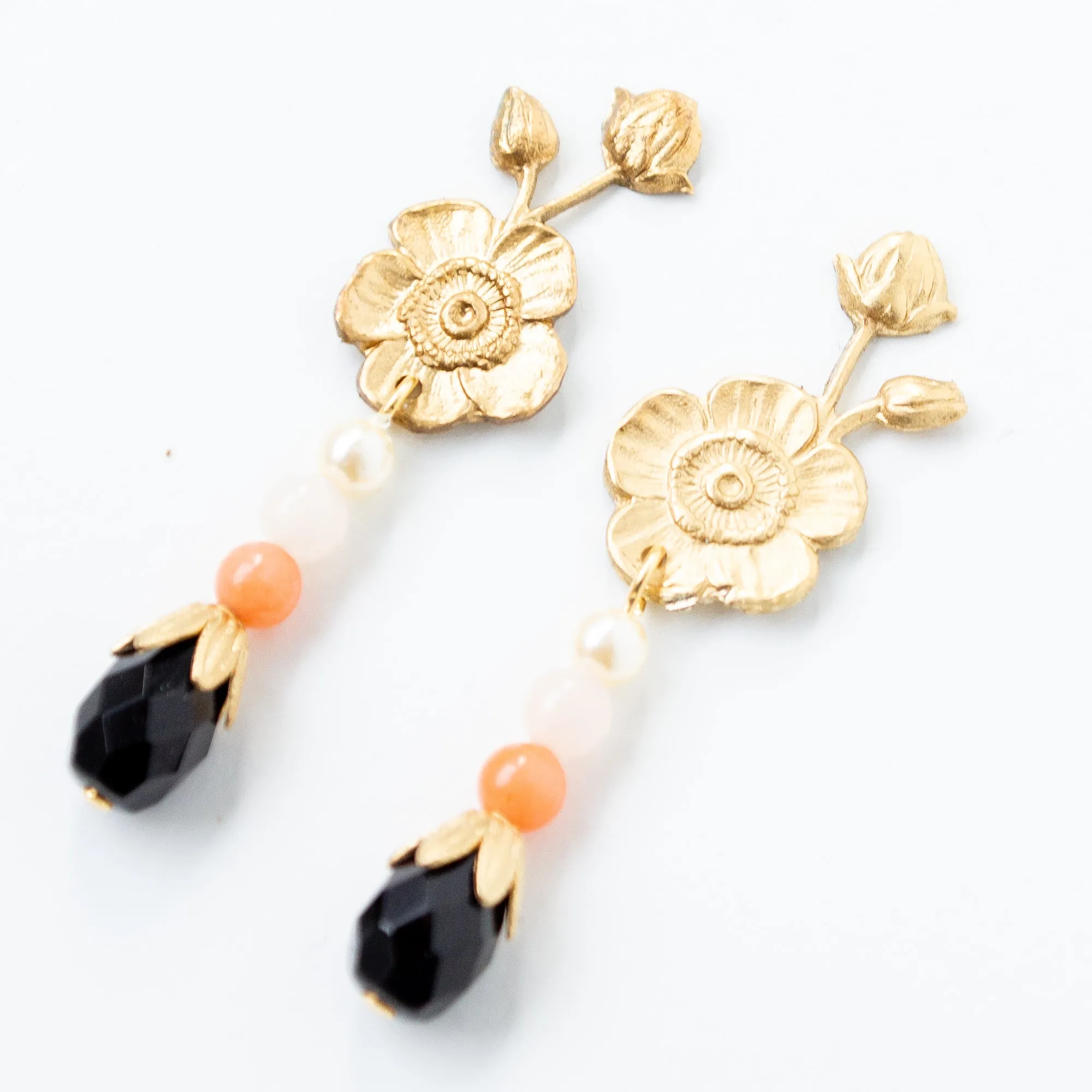 Black Stud Earrings