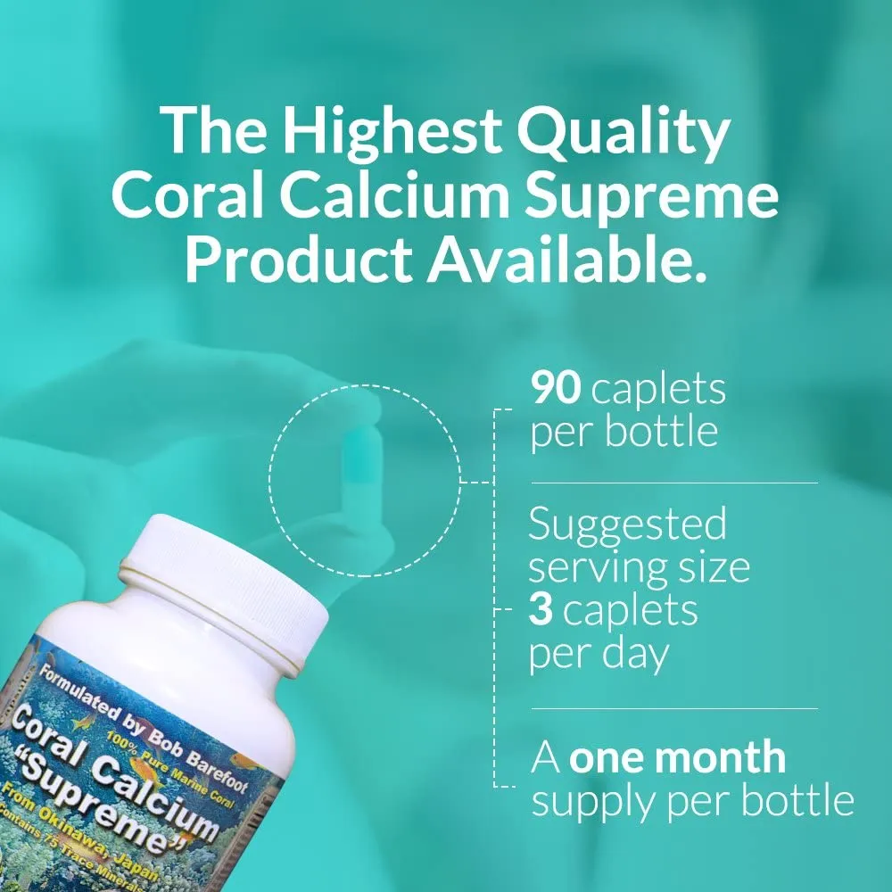 Bobs Best Coral Calcium Supreme 90 Count (Pack of 2)