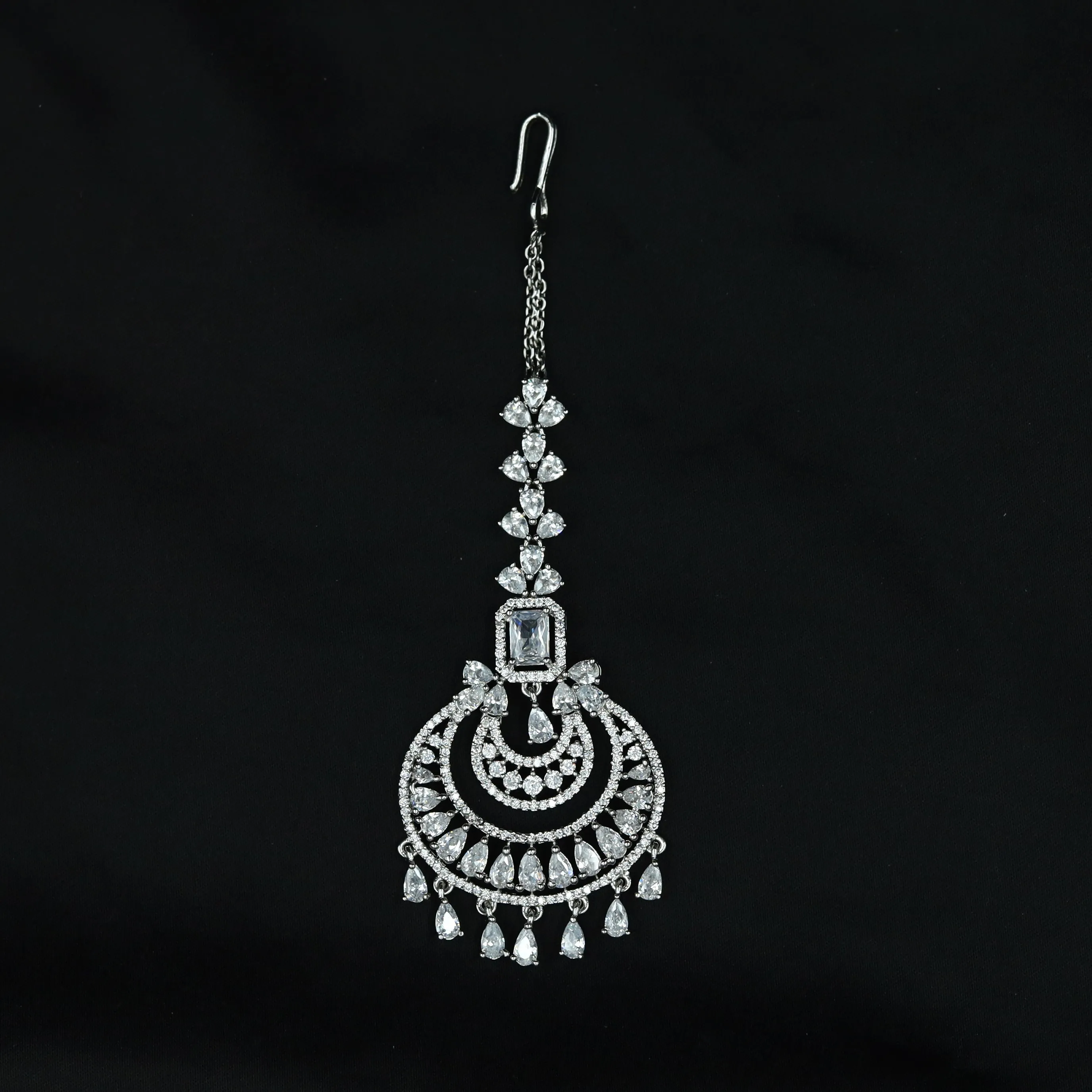Chandbali Zircon/AD Earring 7414-34