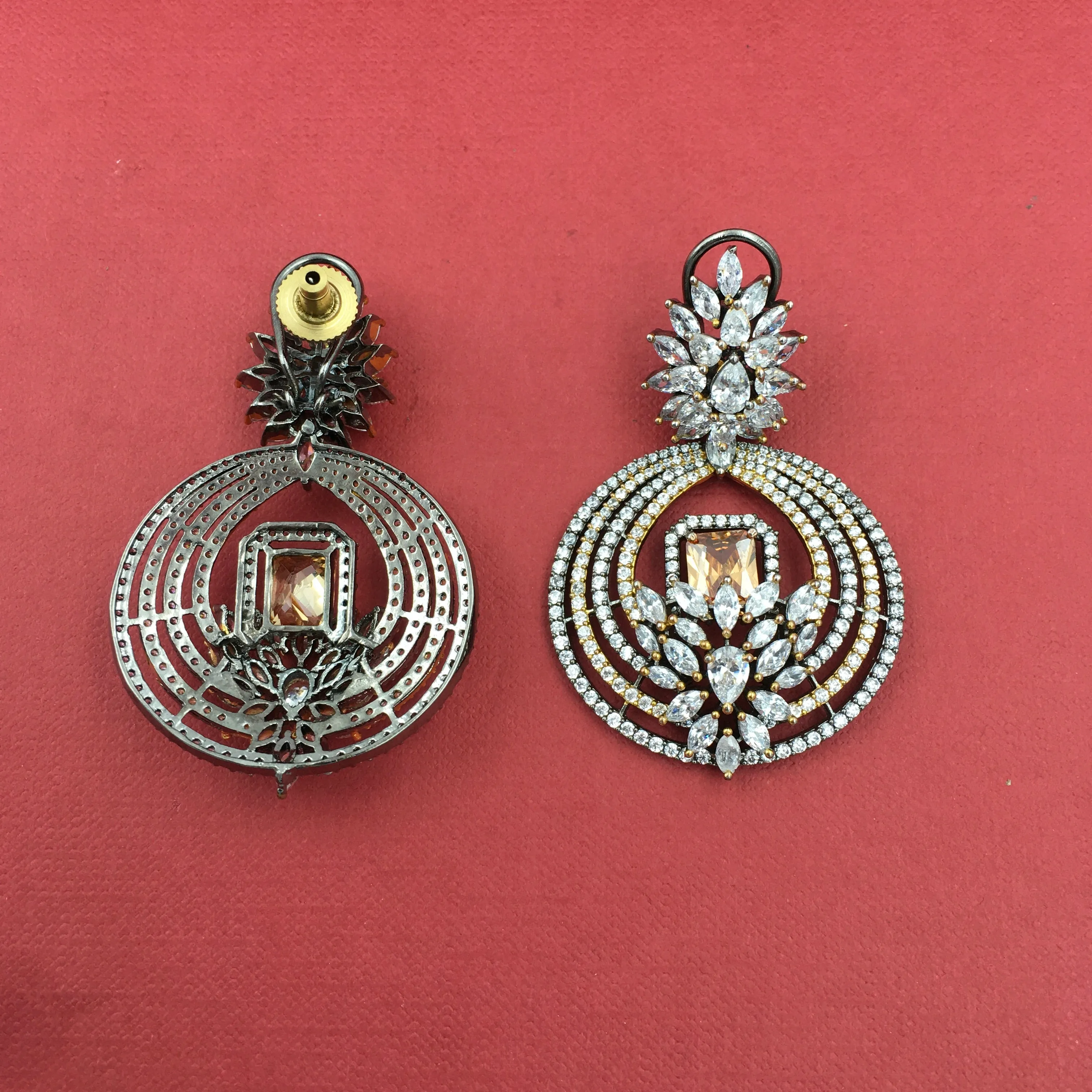 Chandbali Zircon/AD Earring 8853-100