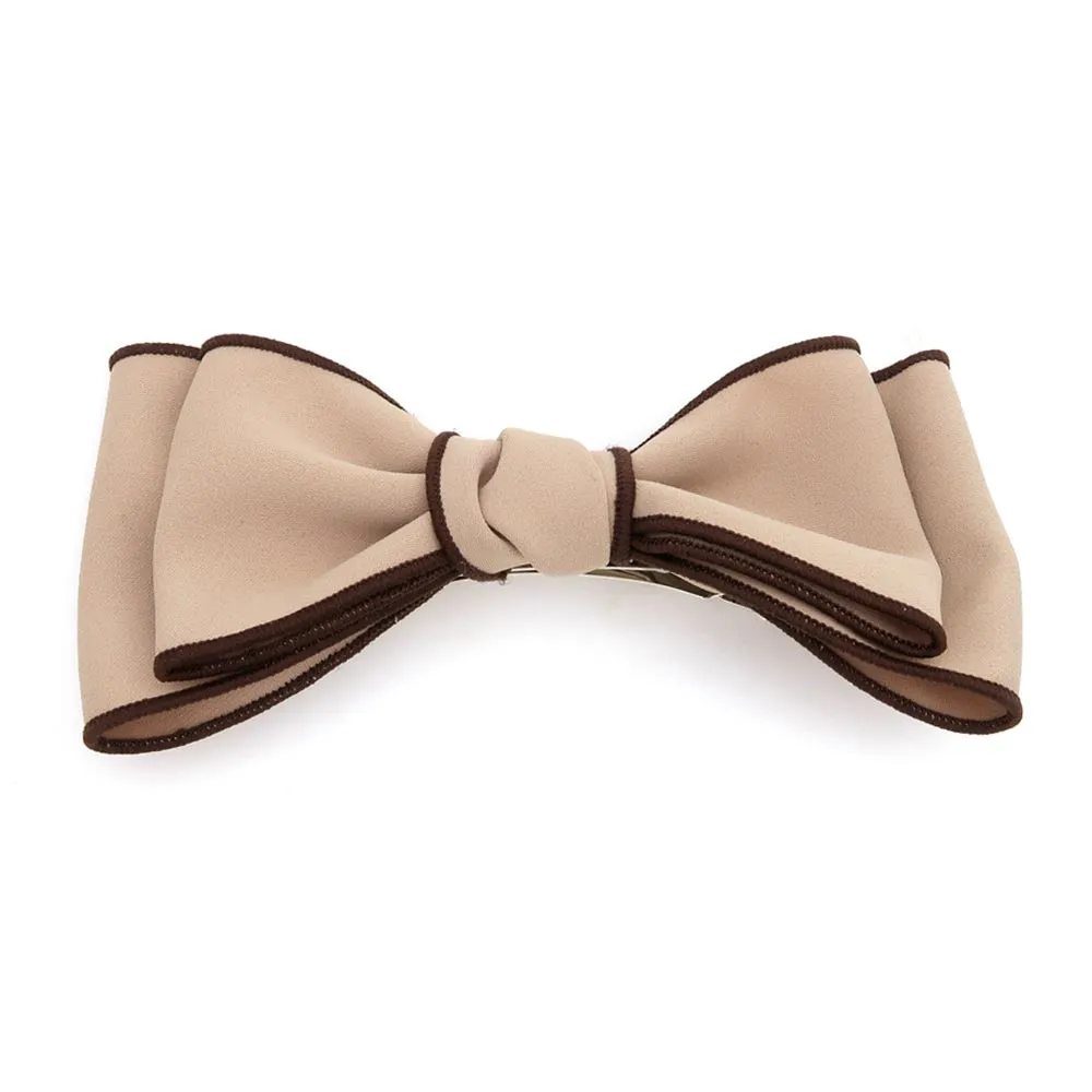 Chunky Bow Hair Barrette