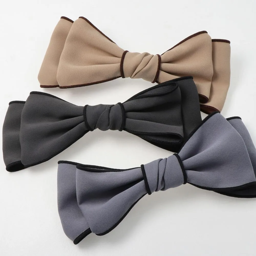 Chunky Bow Hair Barrette