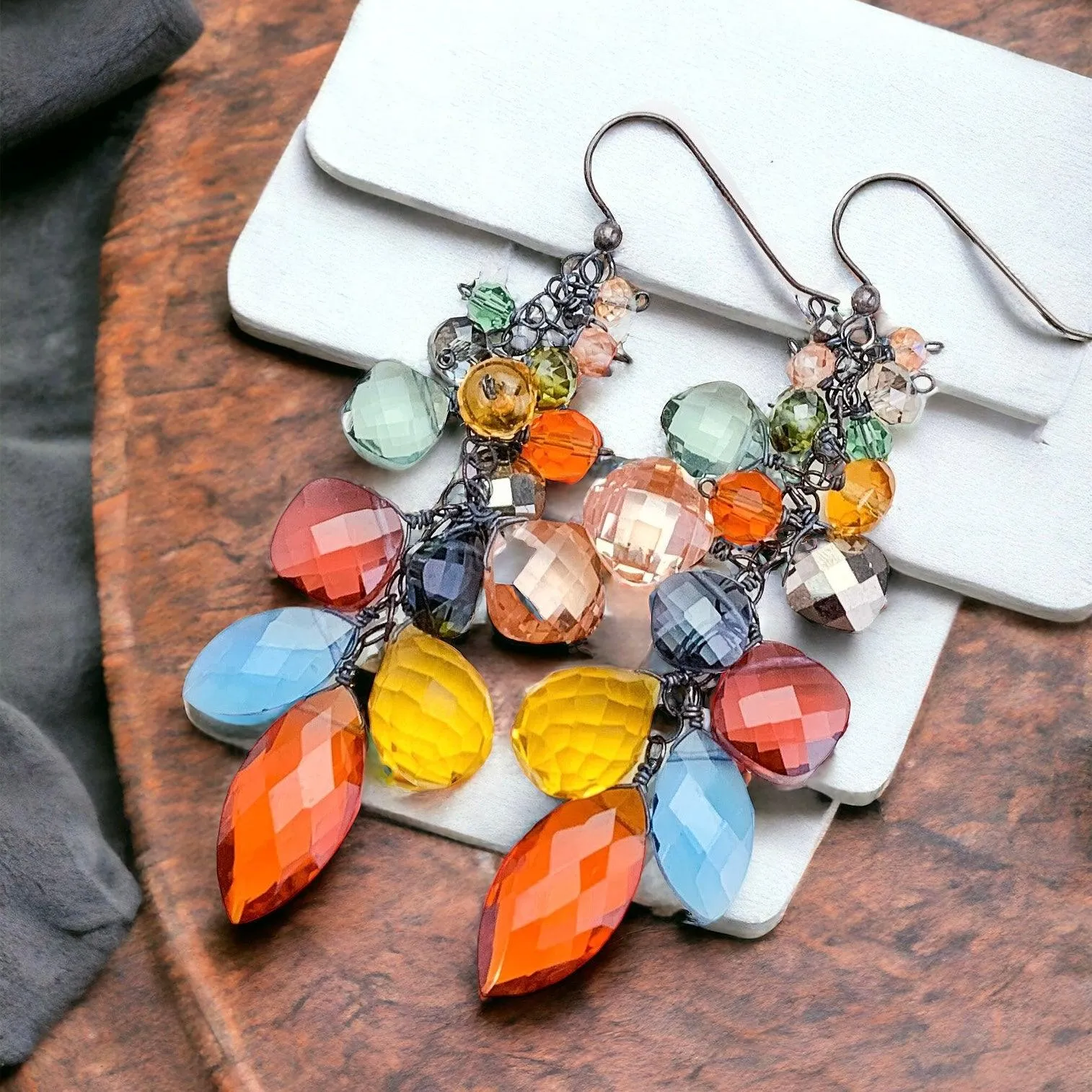 Colorful Cascade Earrings