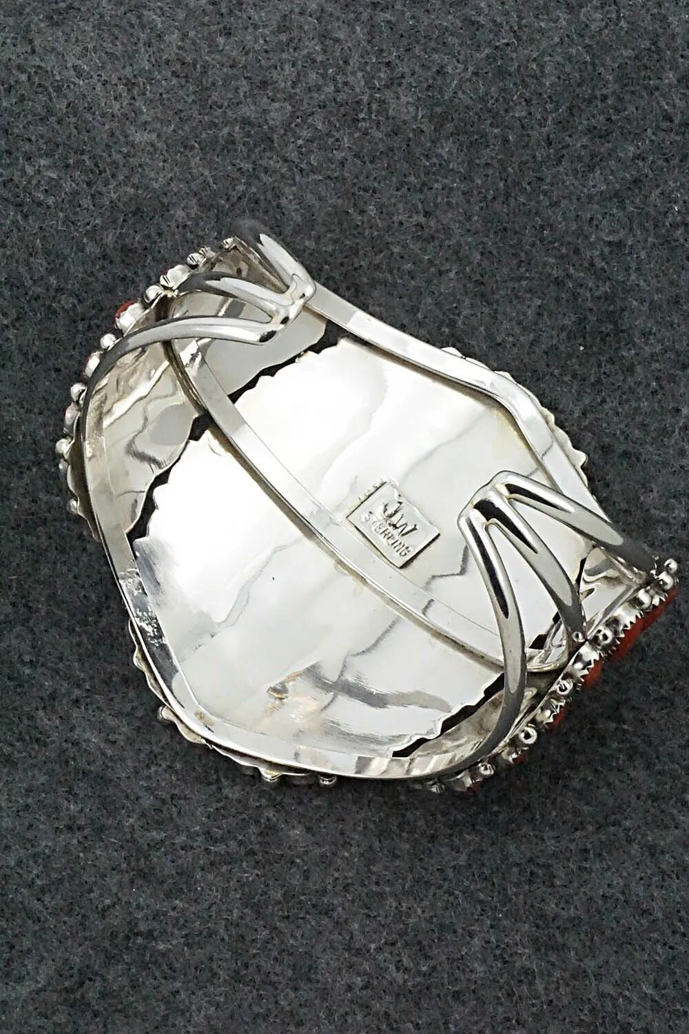 Coral & Sterling Silver Bracelet - Justina Wilson