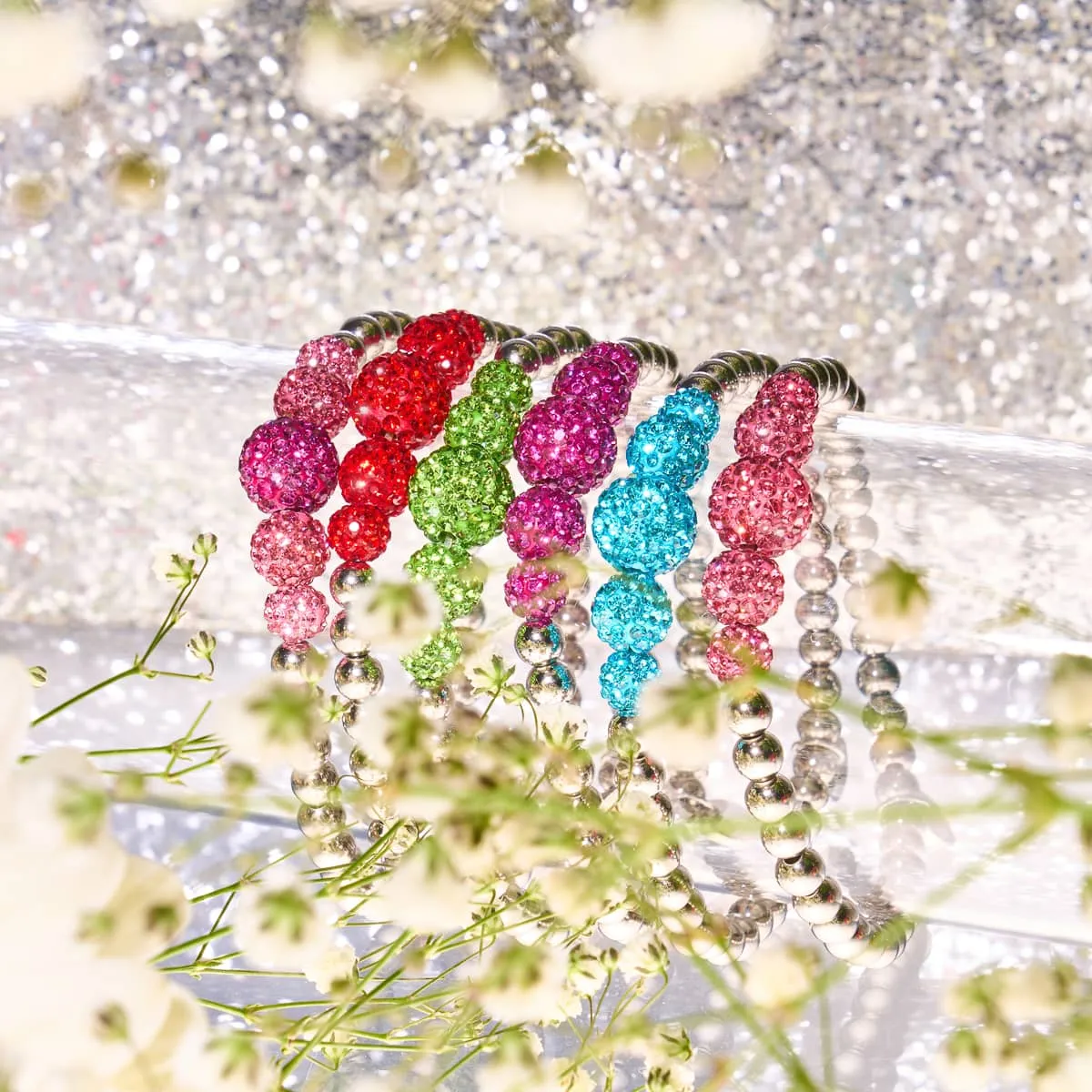 Coral Reef | Crystal Cascade Kikiballa Bracelet