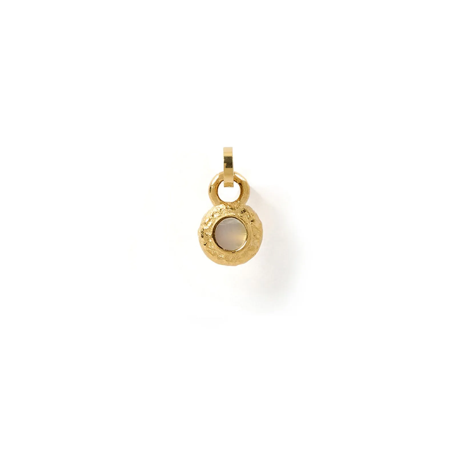 Crushed Birthstone Charm