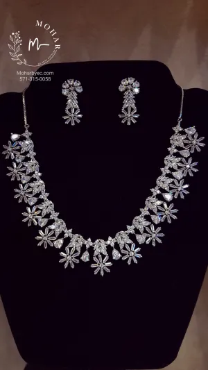 Cubic Zircon AD Indian Jewelry set 11