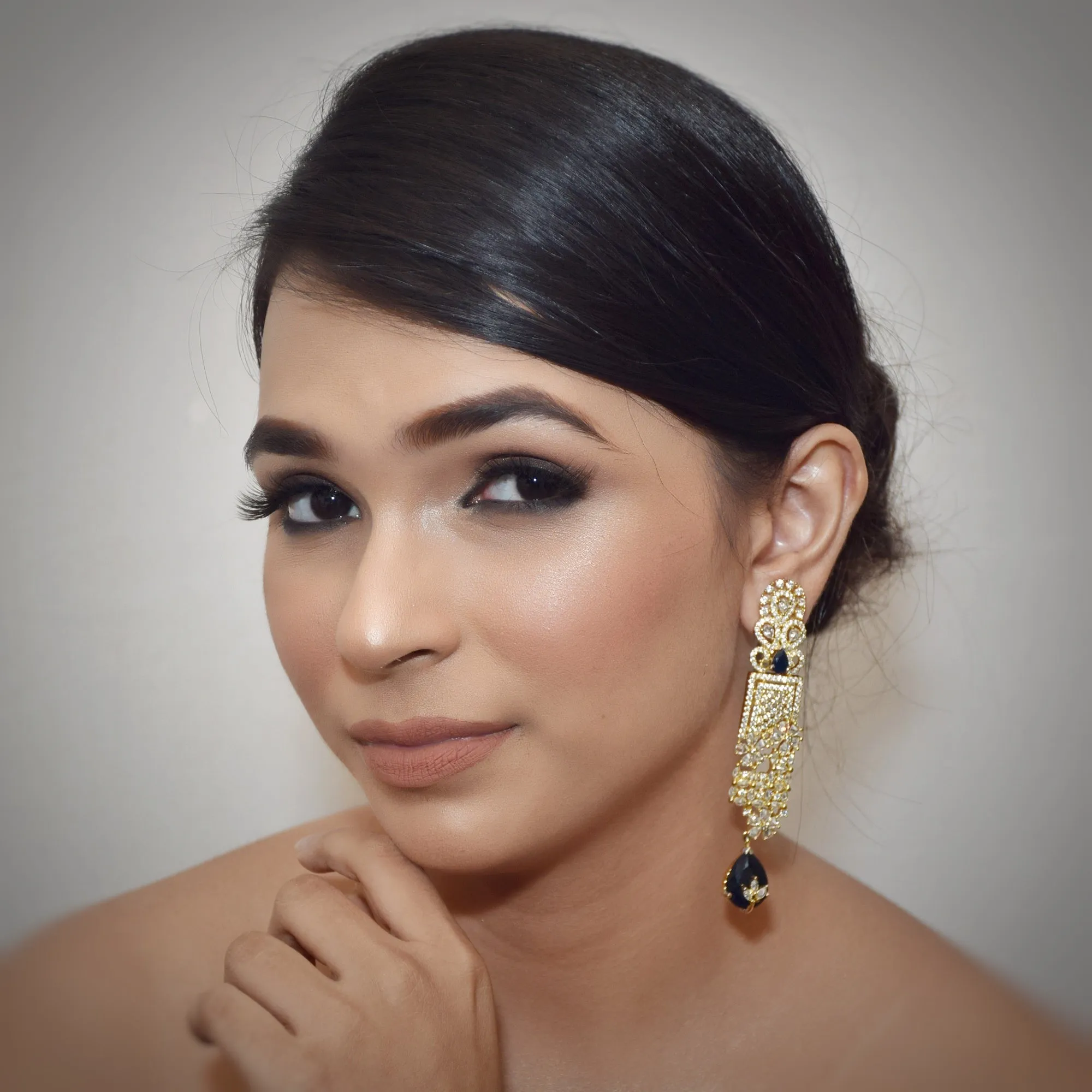 Danglers Zircon/AD Earring 8833-100