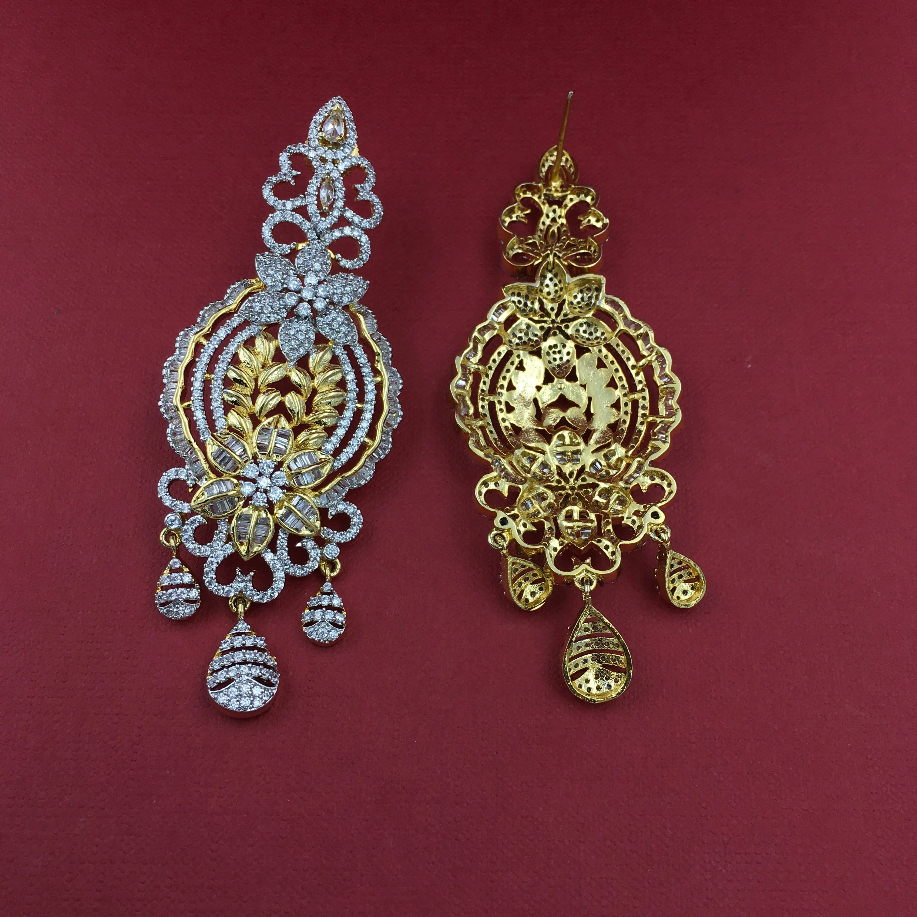 Danglers Zircon/AD Earring 8835-100