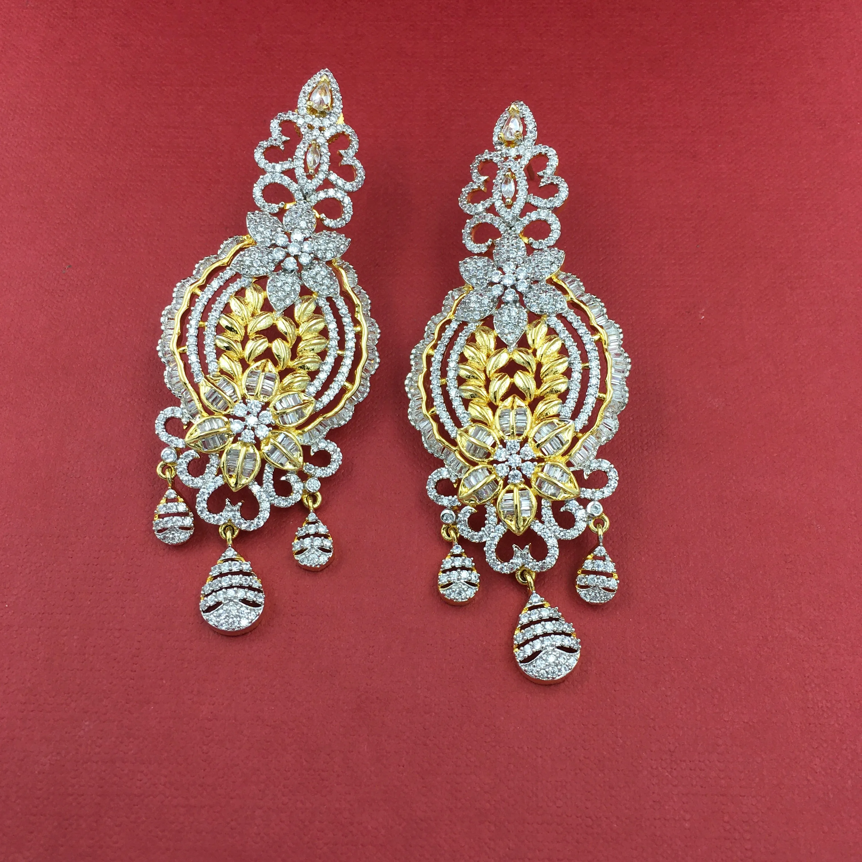 Danglers Zircon/AD Earring 8835-100