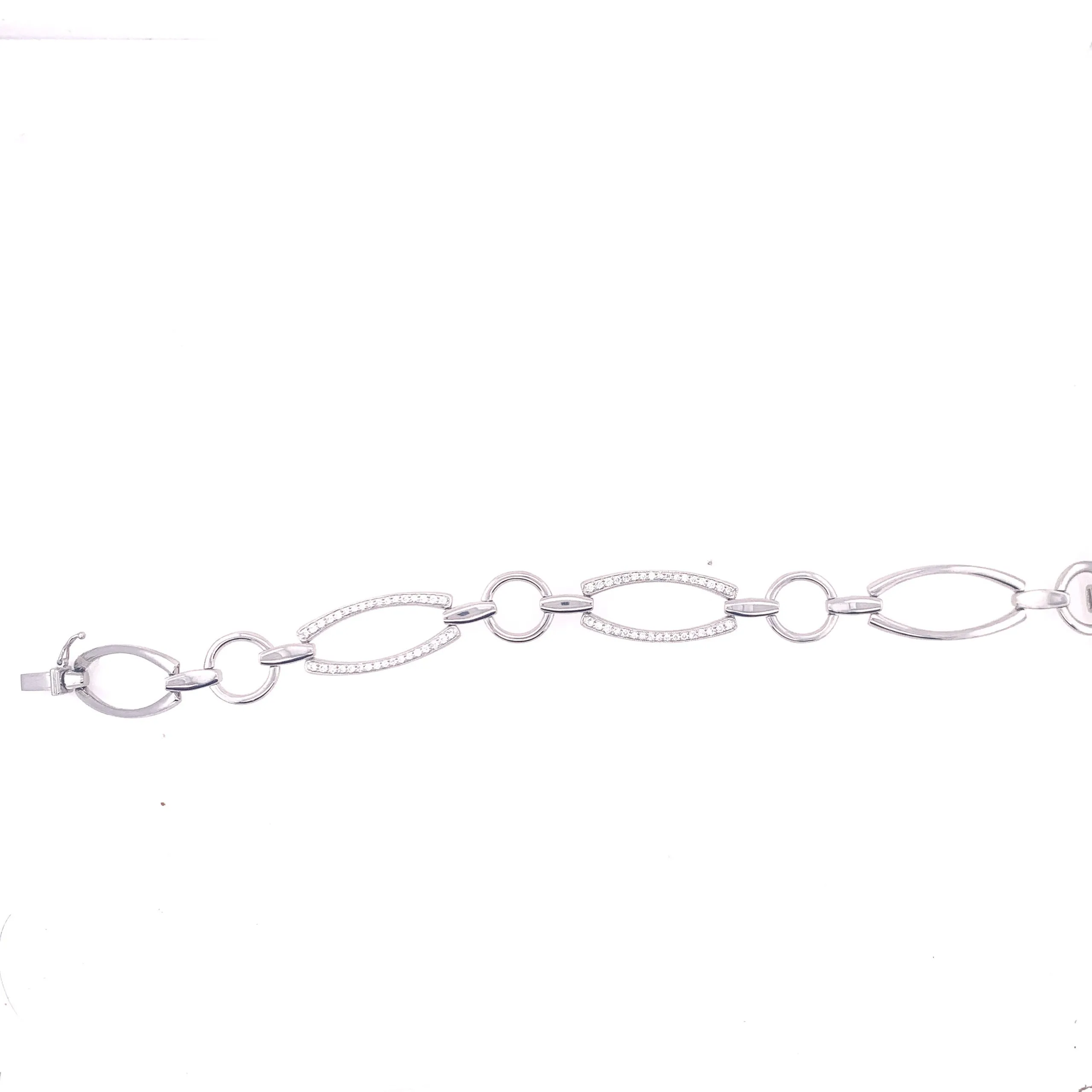 Diamond Chain Link Bracelet