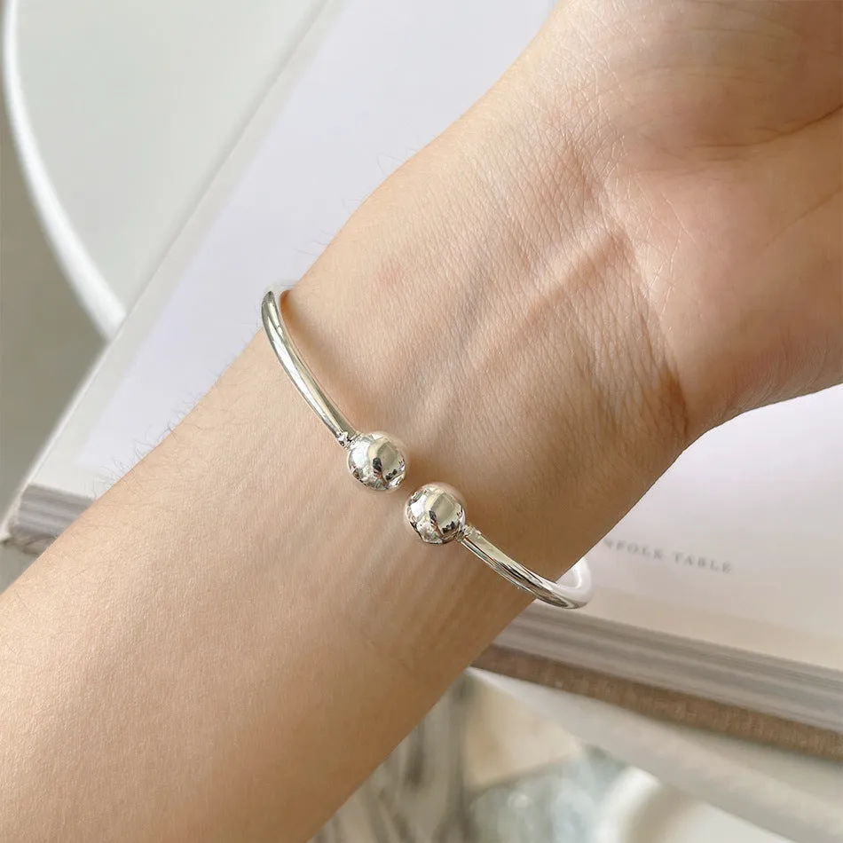 Edition Silver-plated Literary Cherry Blossom Bracelet Female Plum