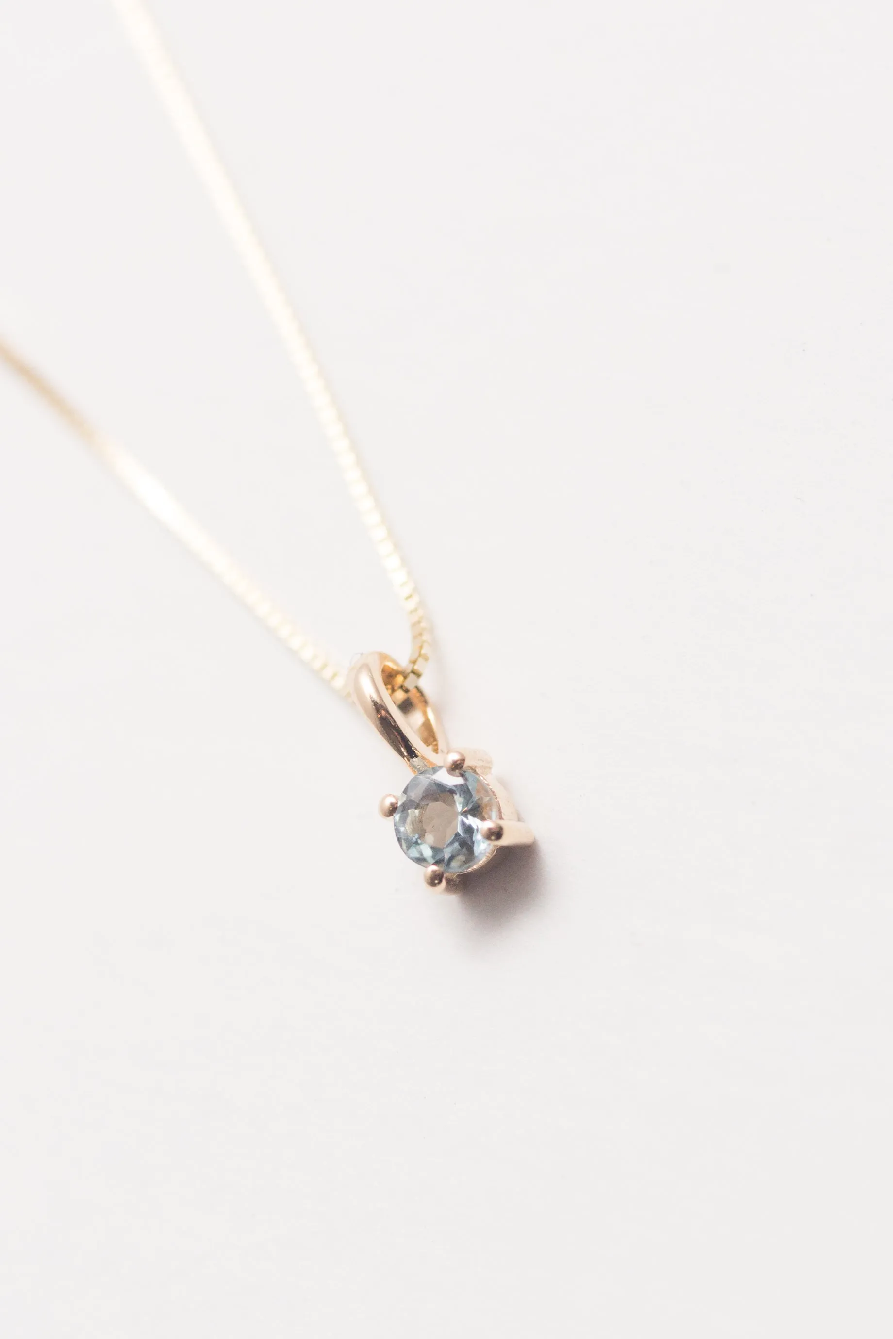 Element Necklace in Aquamarine