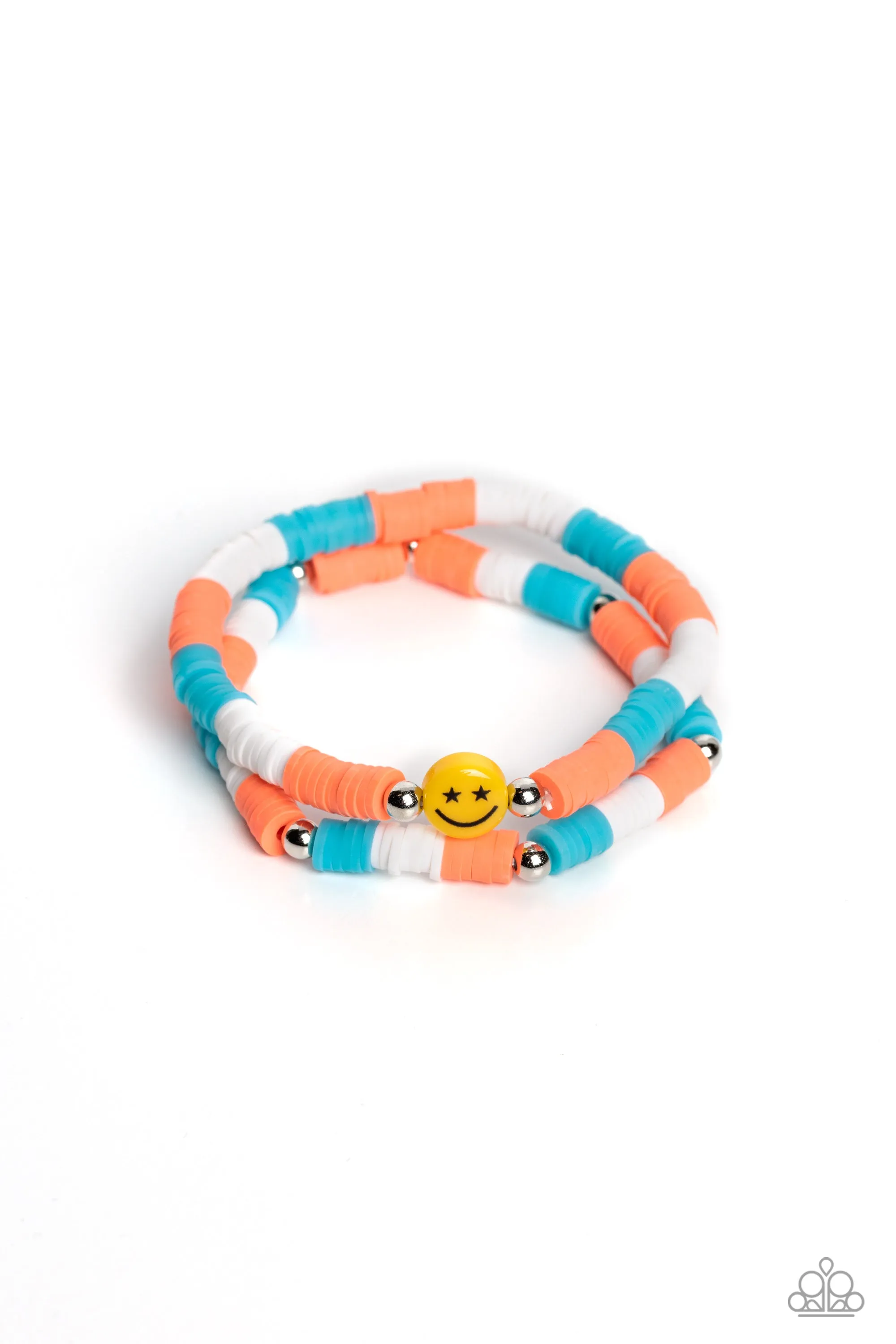 In SMILE - Orange Bracelet - Paparazzi Accessories