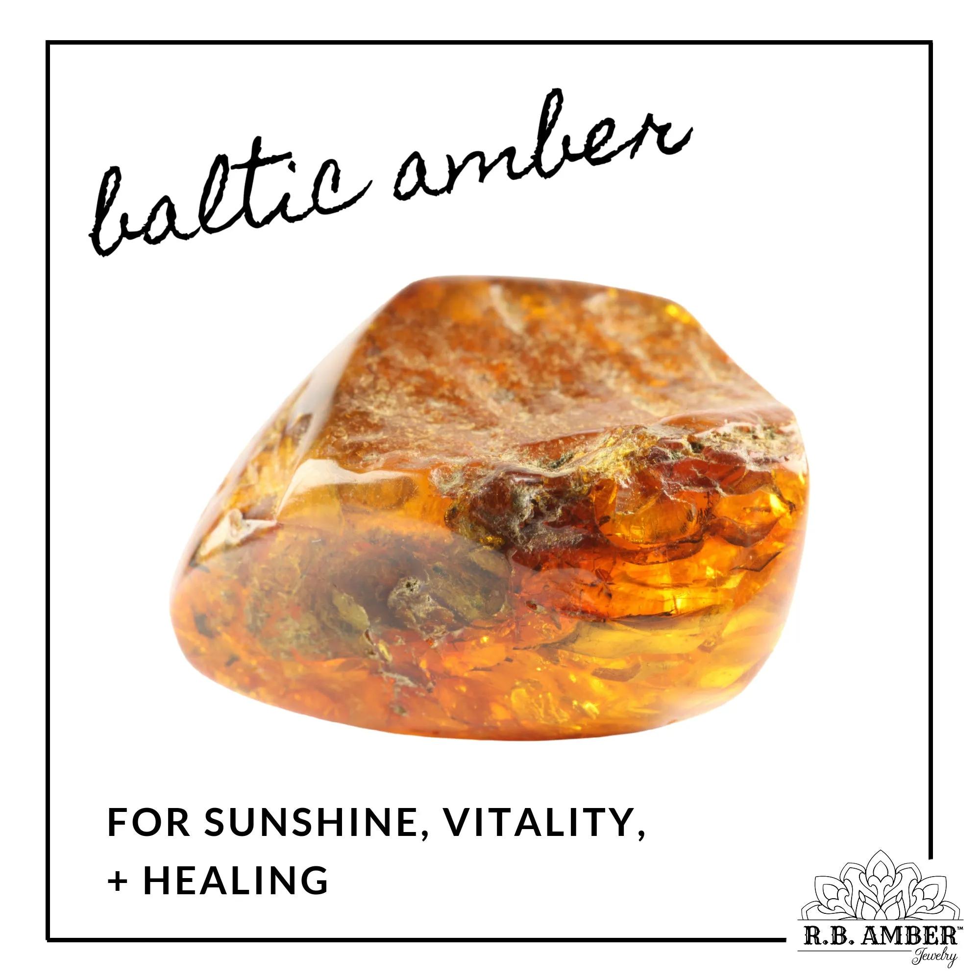 Kids | Dark Cognac Baltic Amber Necklace