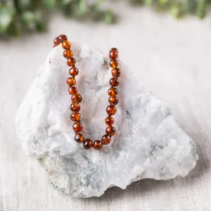 Kids | Dark Cognac Baltic Amber Necklace