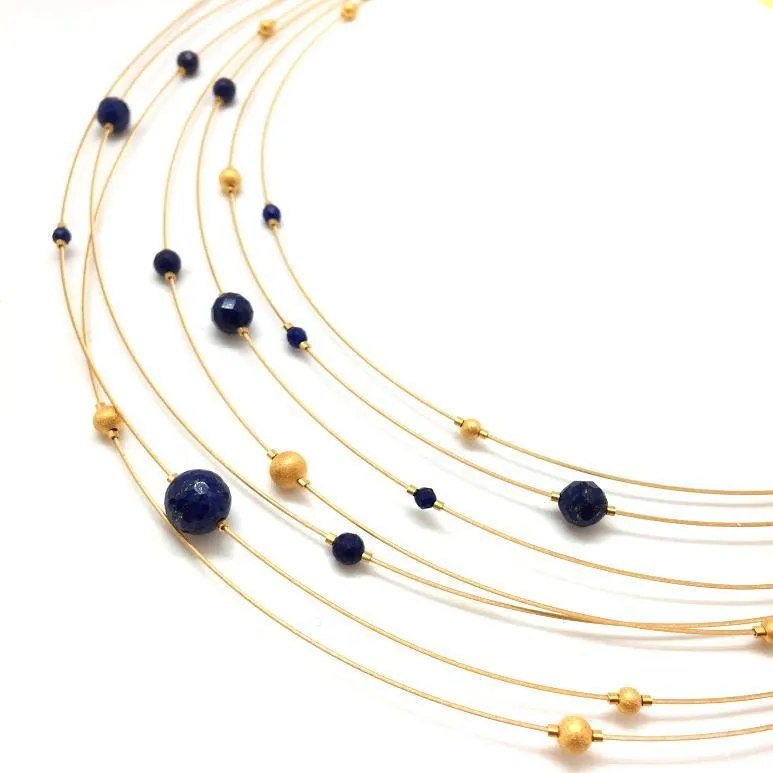 Lapis Collar Necklace