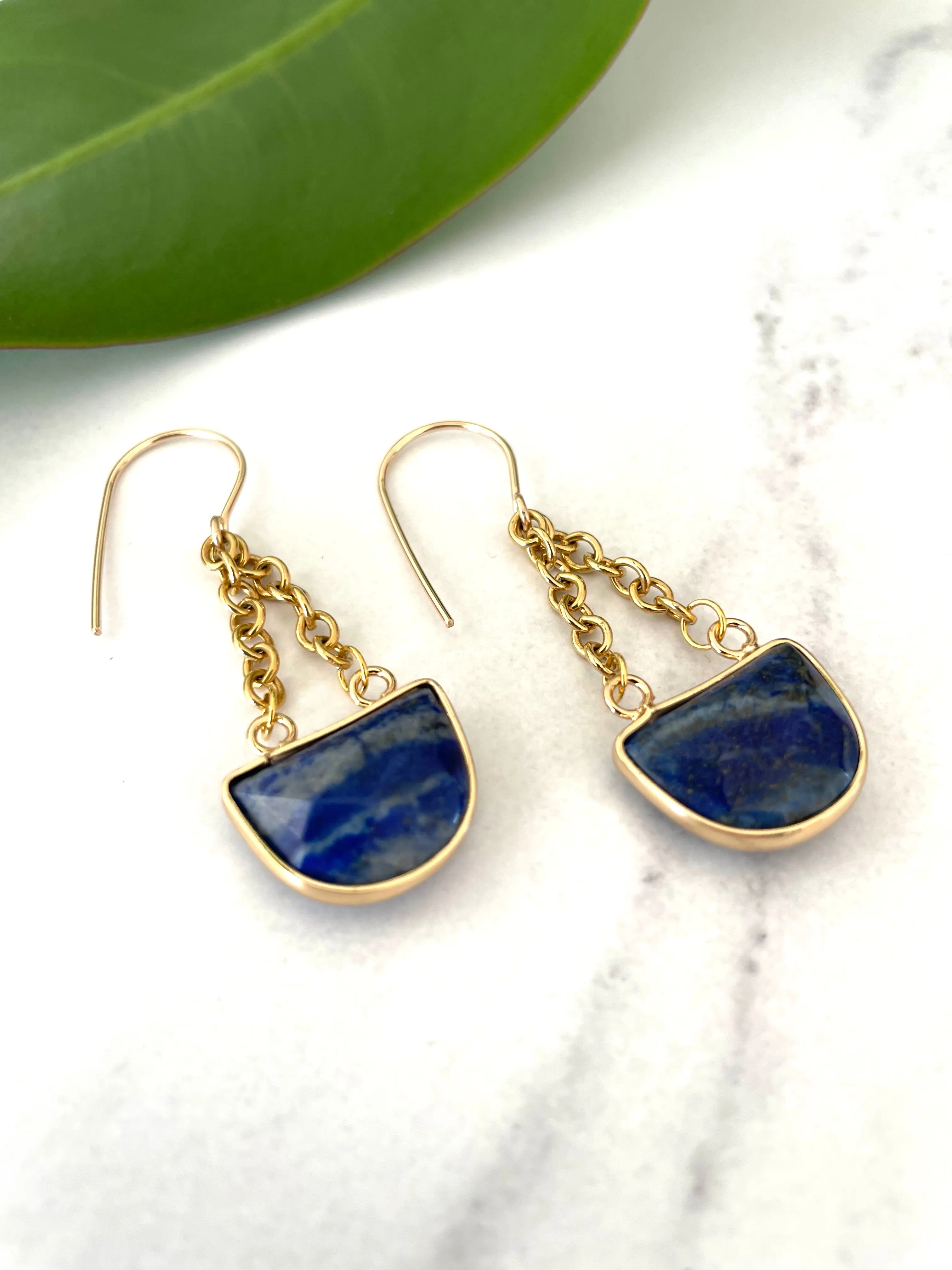 Lapis Lazuli Gem Dangles