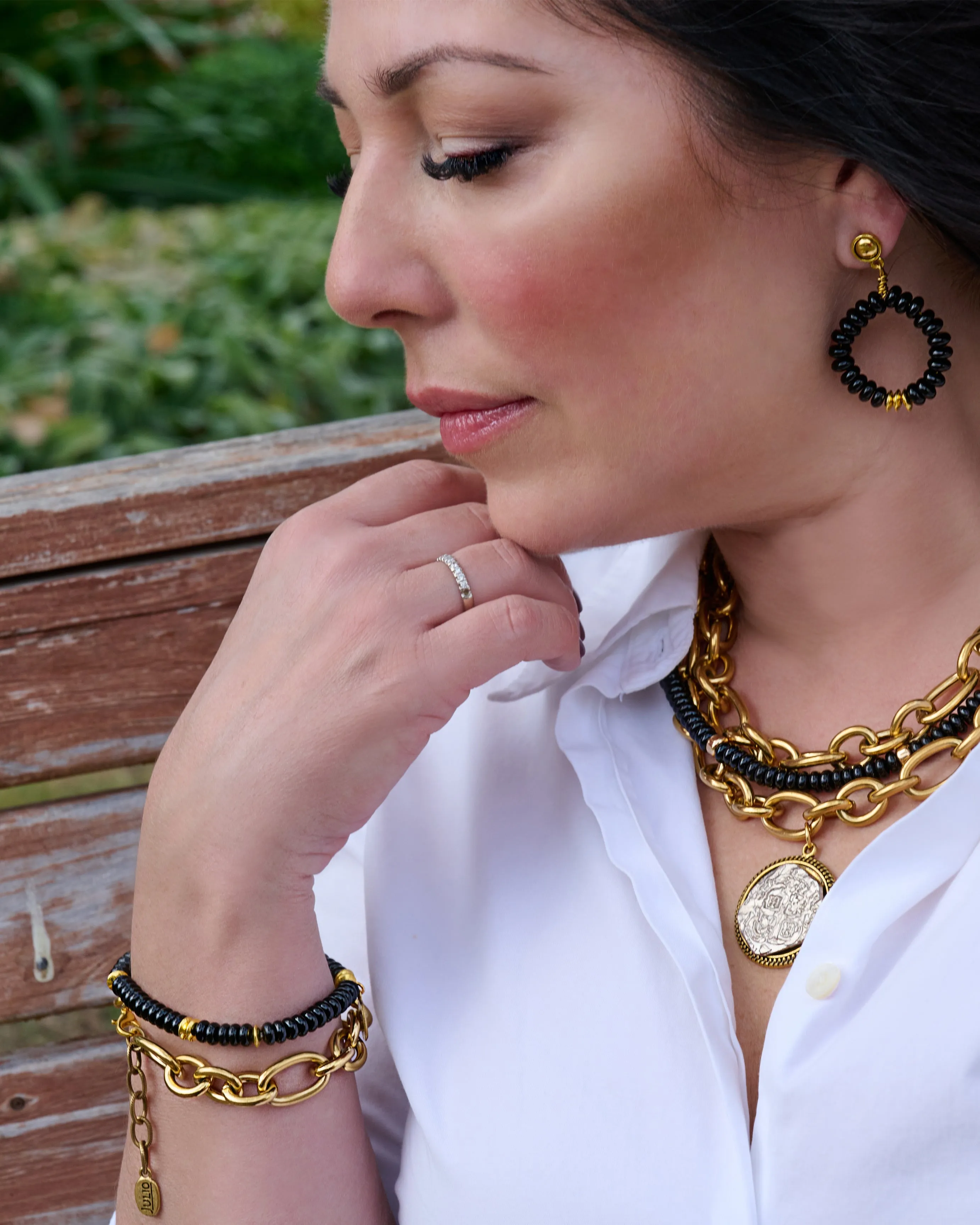 Lawrence Gemstone Stretch Bracelet
