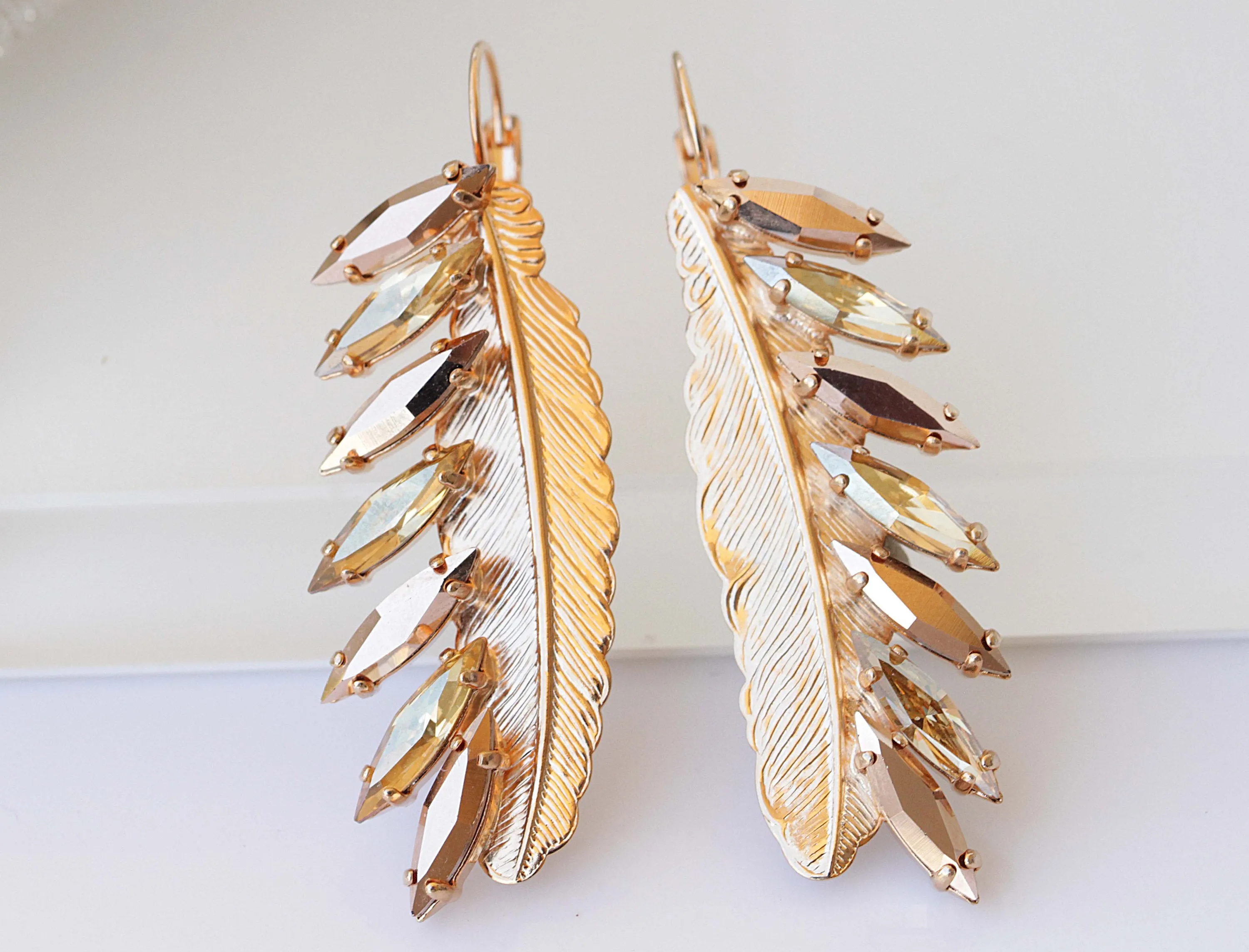 Long Feather Earring