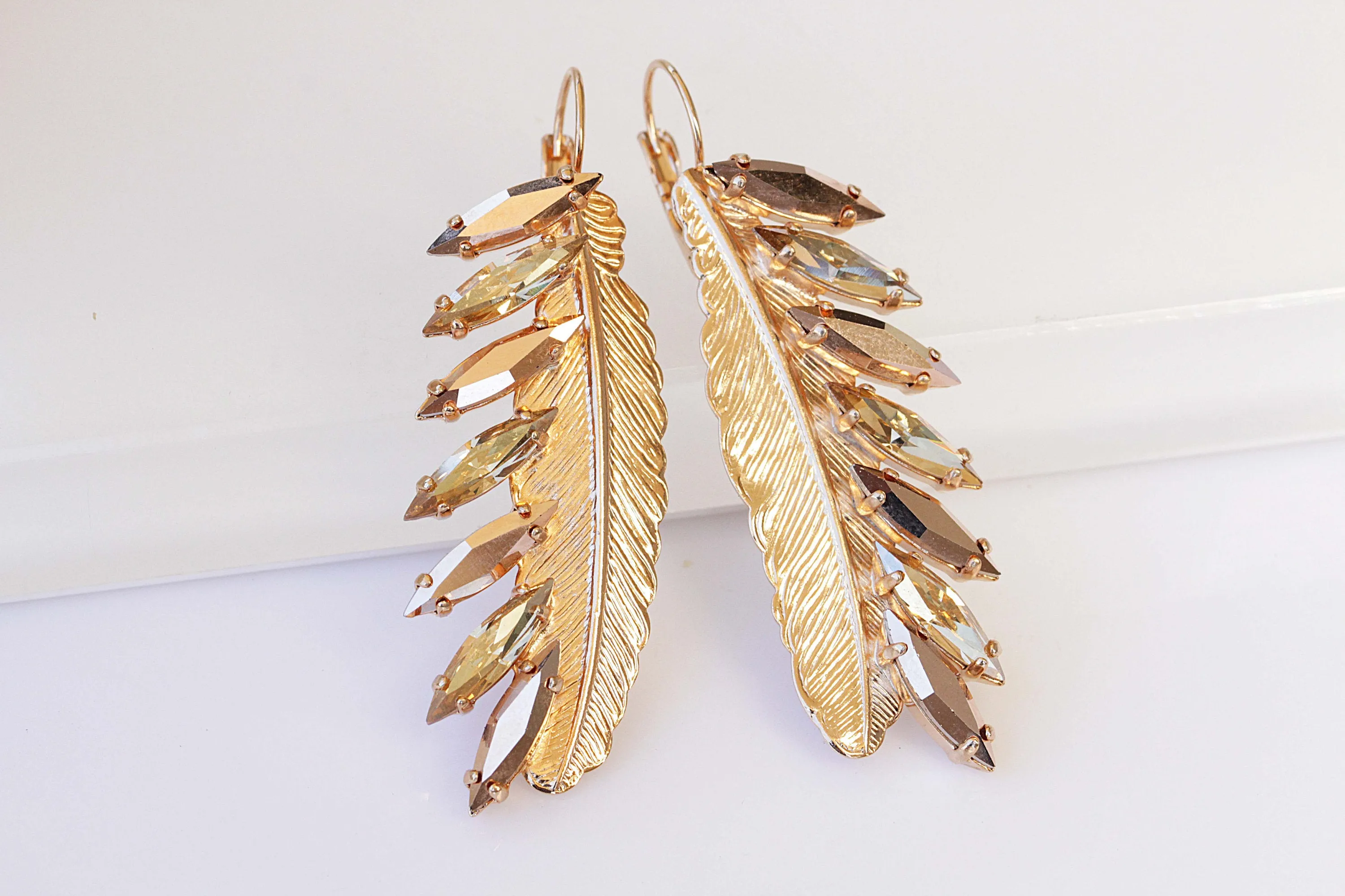 Long Feather Earring