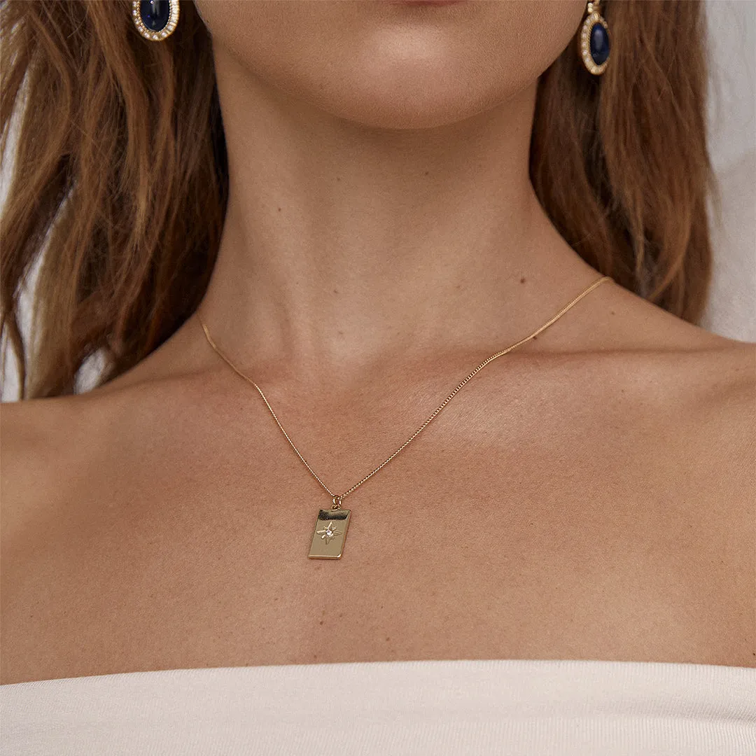 March Birthstone Necklace