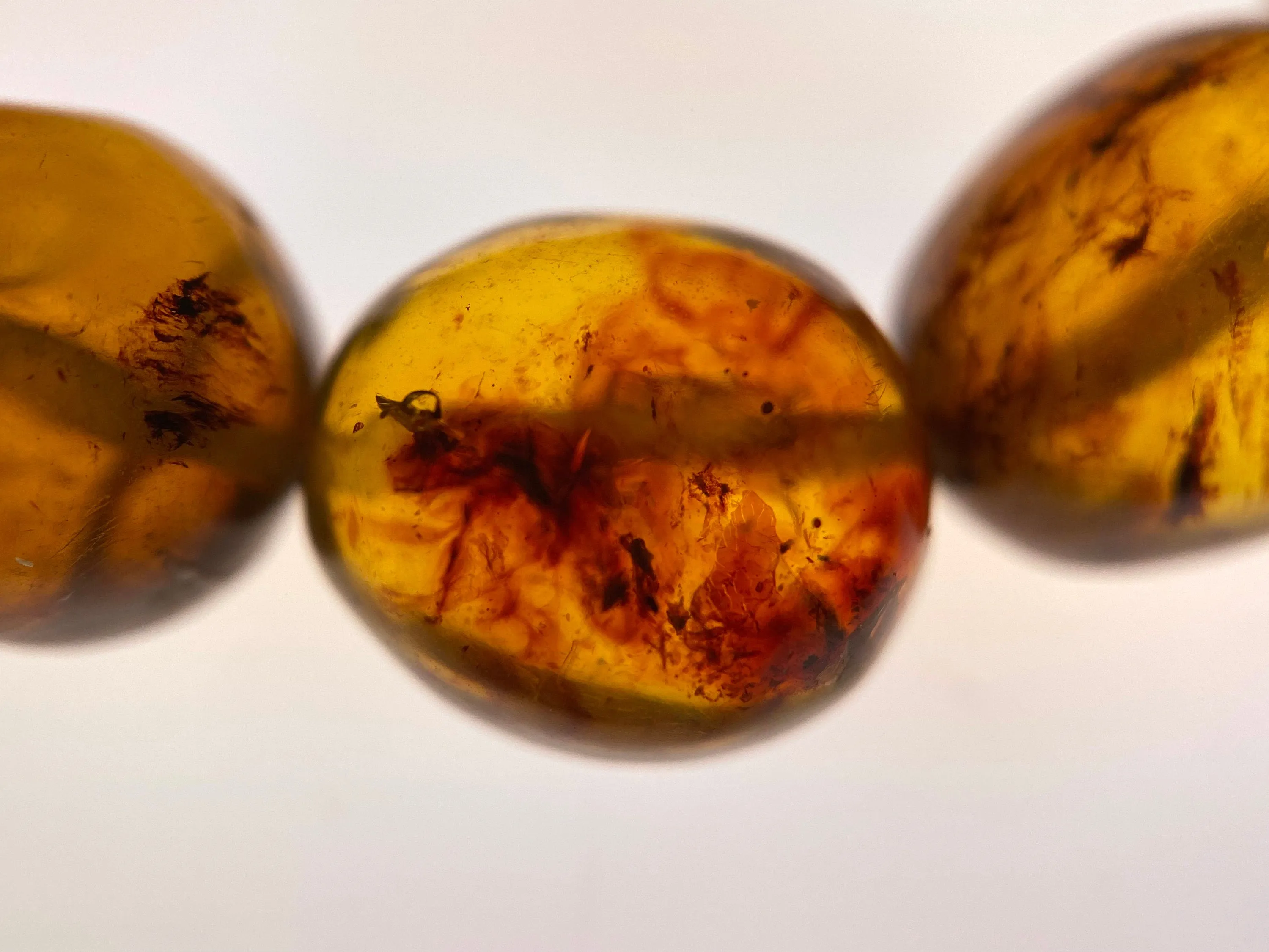 Mexican AMBER Crystal Bracelet - Beaded Bracelet, Handmade Jewelry, Healing Crystals and Stones, 48240