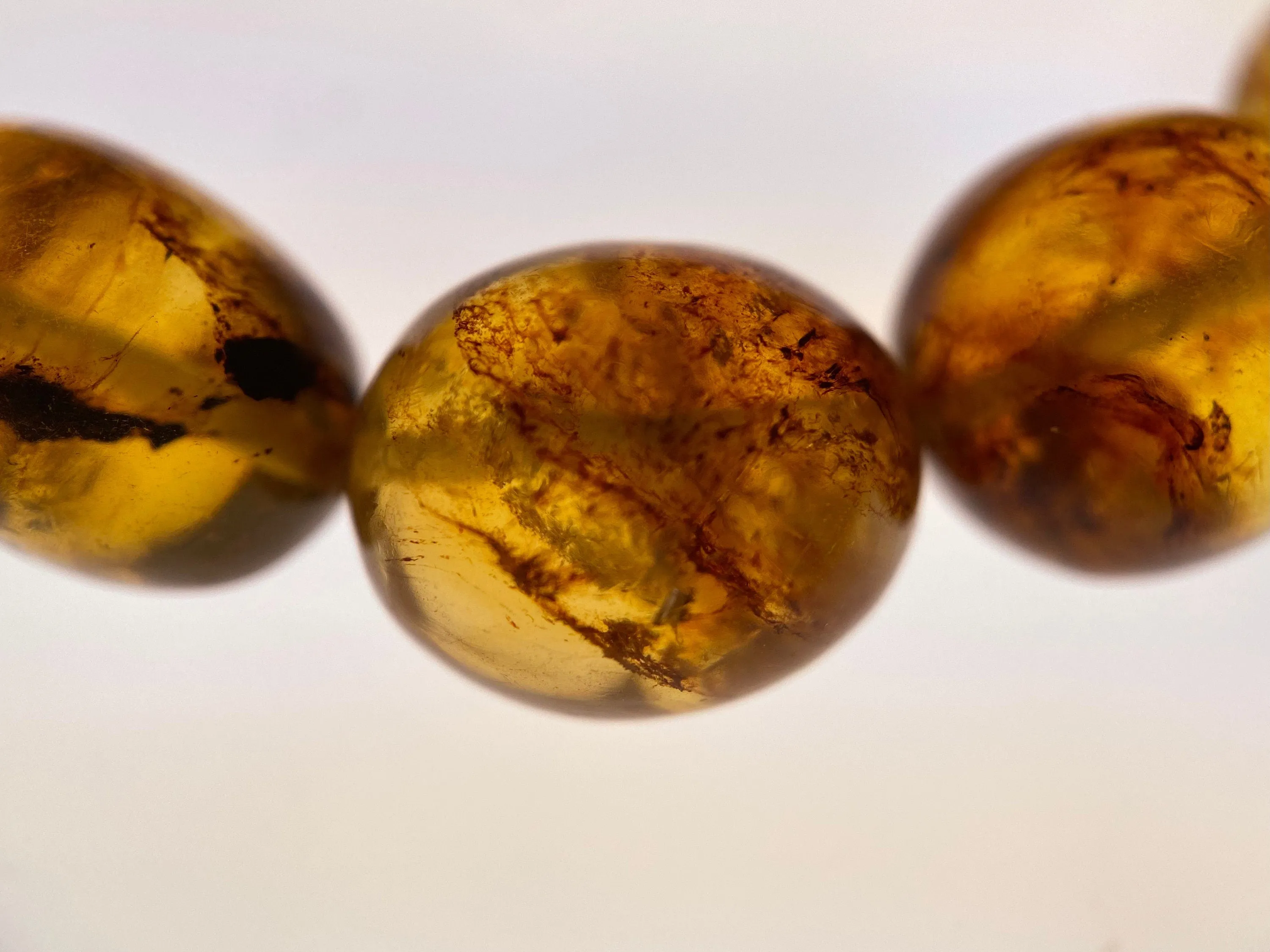 Mexican AMBER Crystal Bracelet - Beaded Bracelet, Handmade Jewelry, Healing Crystals and Stones, 48240