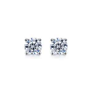 Moissanite Diamond Stud Earrings