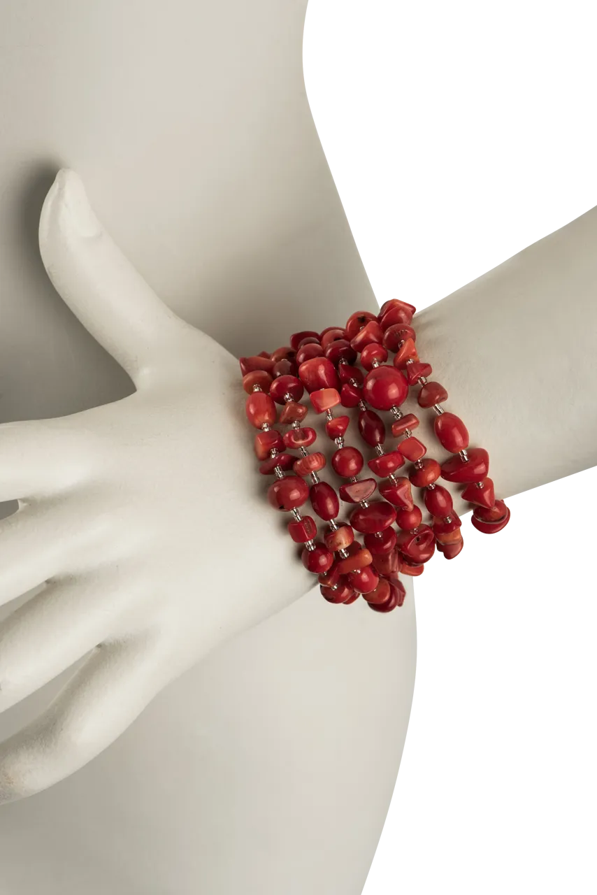 Paige Wallace Mixed Coral Bracelet