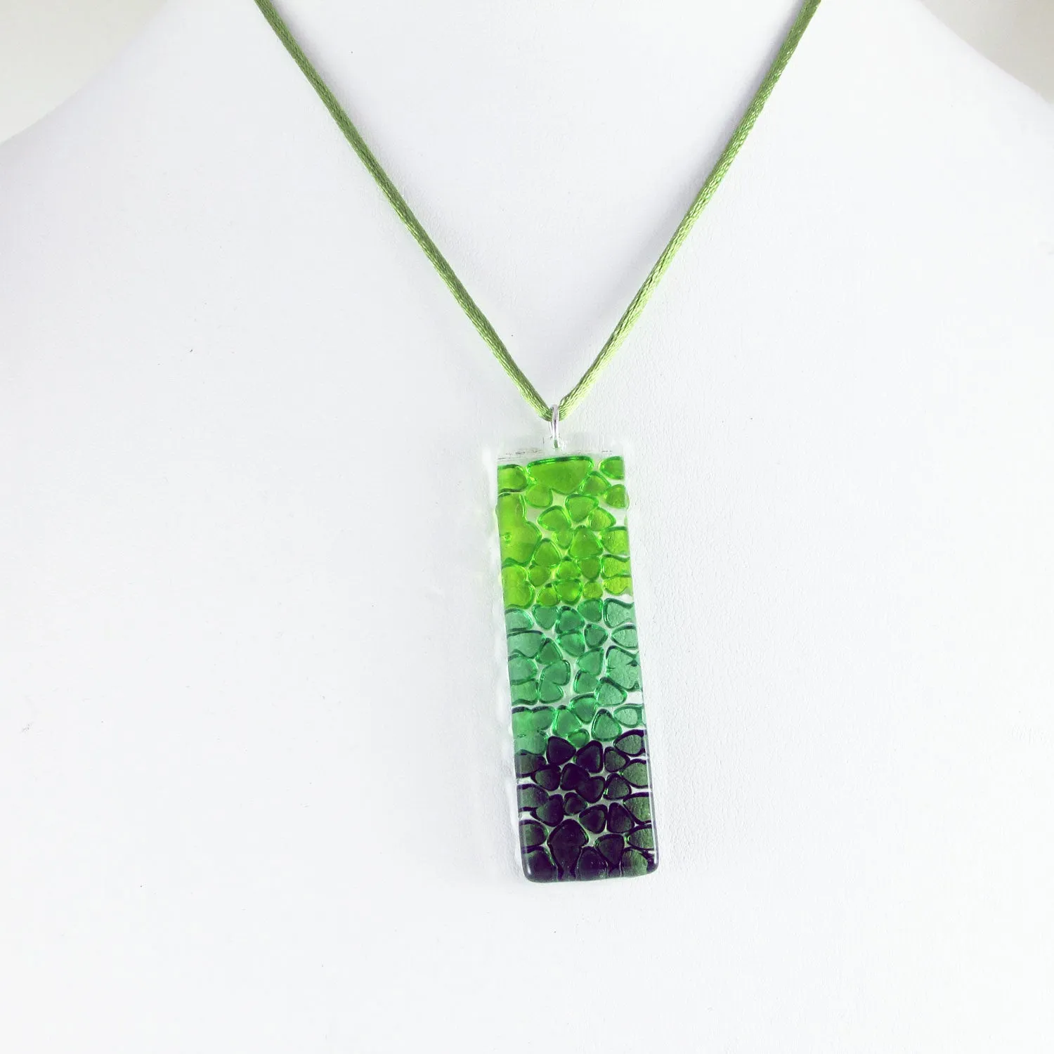 Picado Glass Pendant - Red