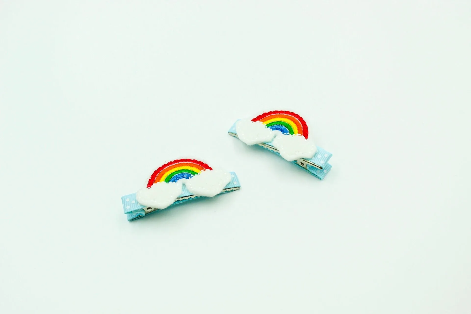 Rainbow Barrette Clips I The Enchanted Magnolia