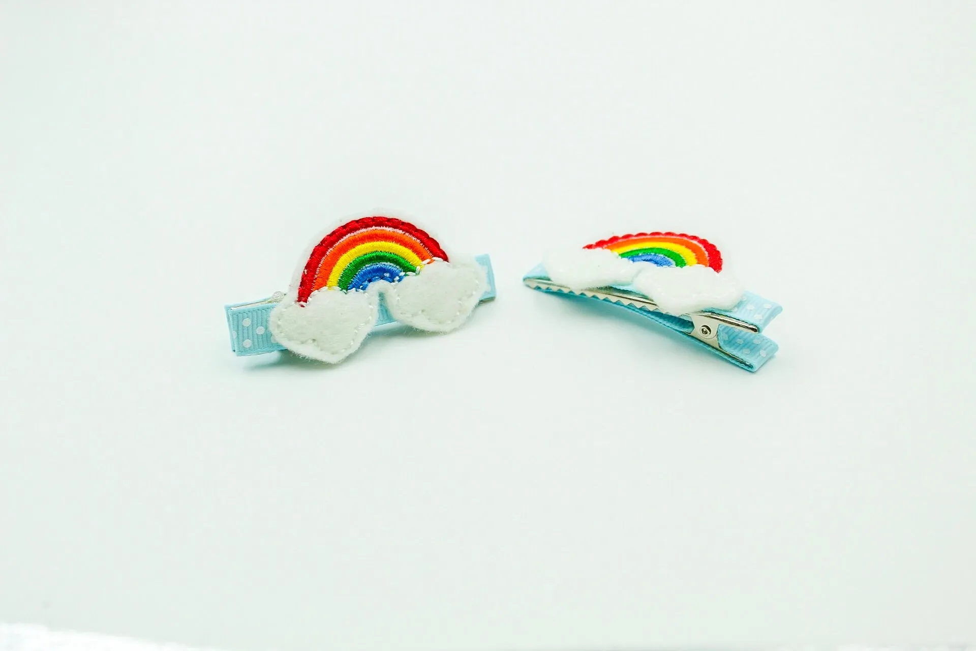 Rainbow Barrette Clips I The Enchanted Magnolia