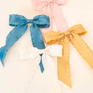 Ruffle Hair Bows