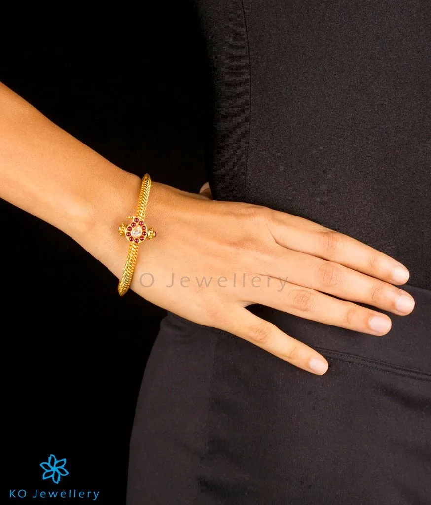The Amra Antique Silver Golusu Bracelet (Size 2.2/2.4/2.6/2.8)