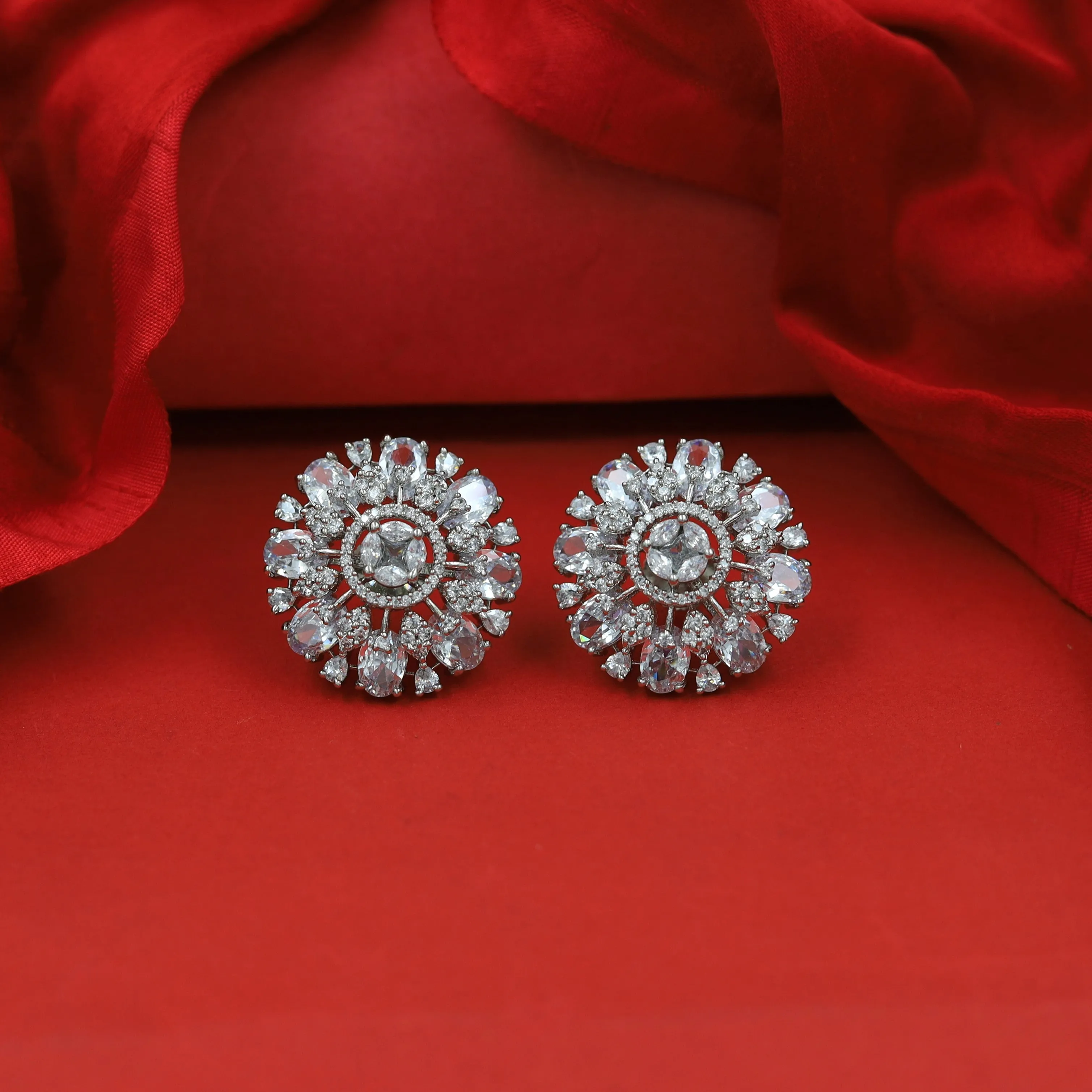 Tops/Studs Zircon/AD Earring 16298-69