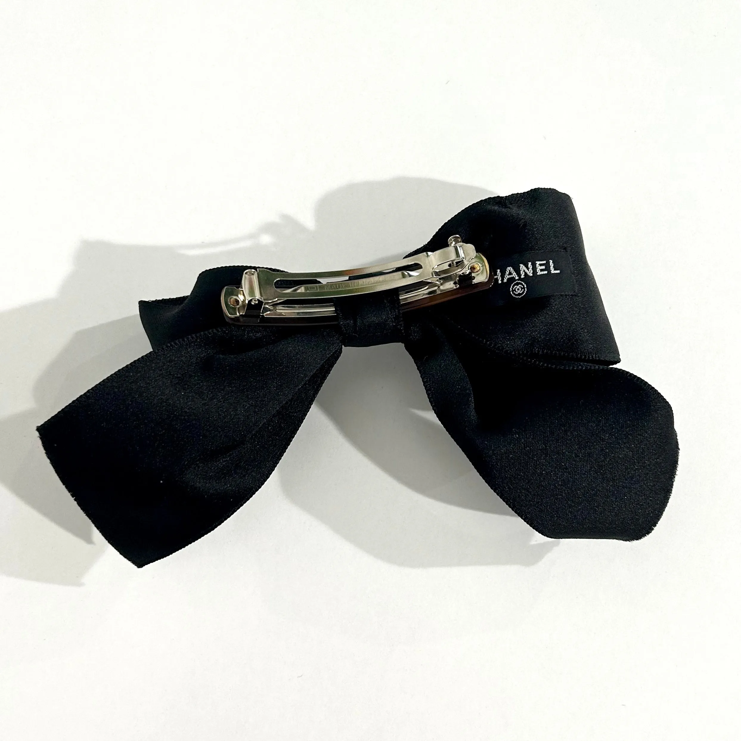 Vintage Chanel Black Hair Bow