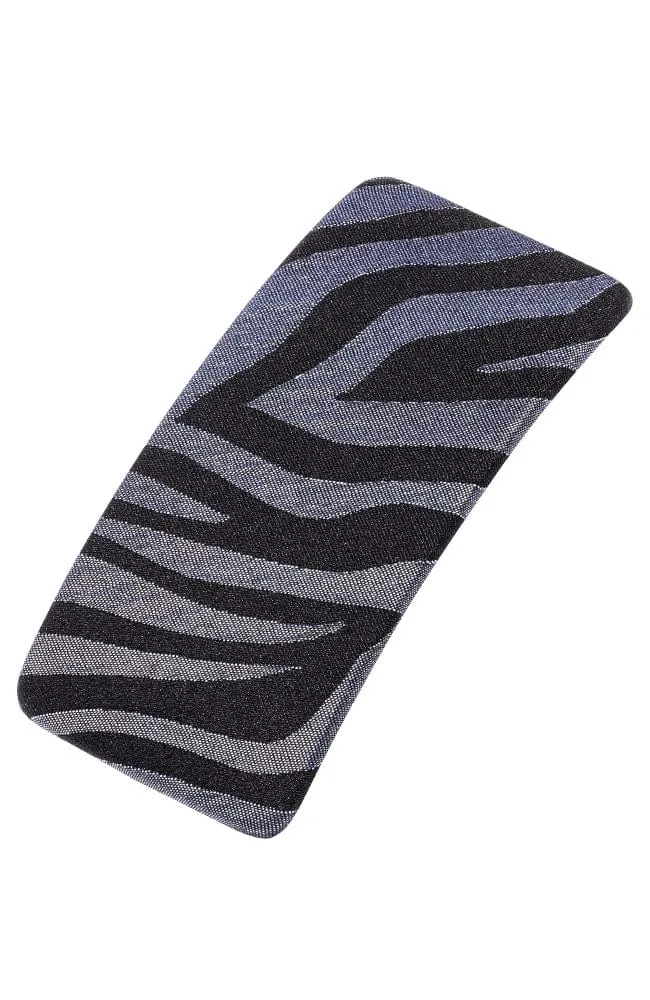 Wide Covered Barrette