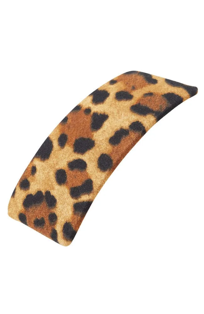 Wide Covered Barrette