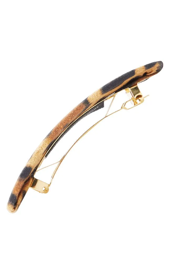 Wide Covered Barrette